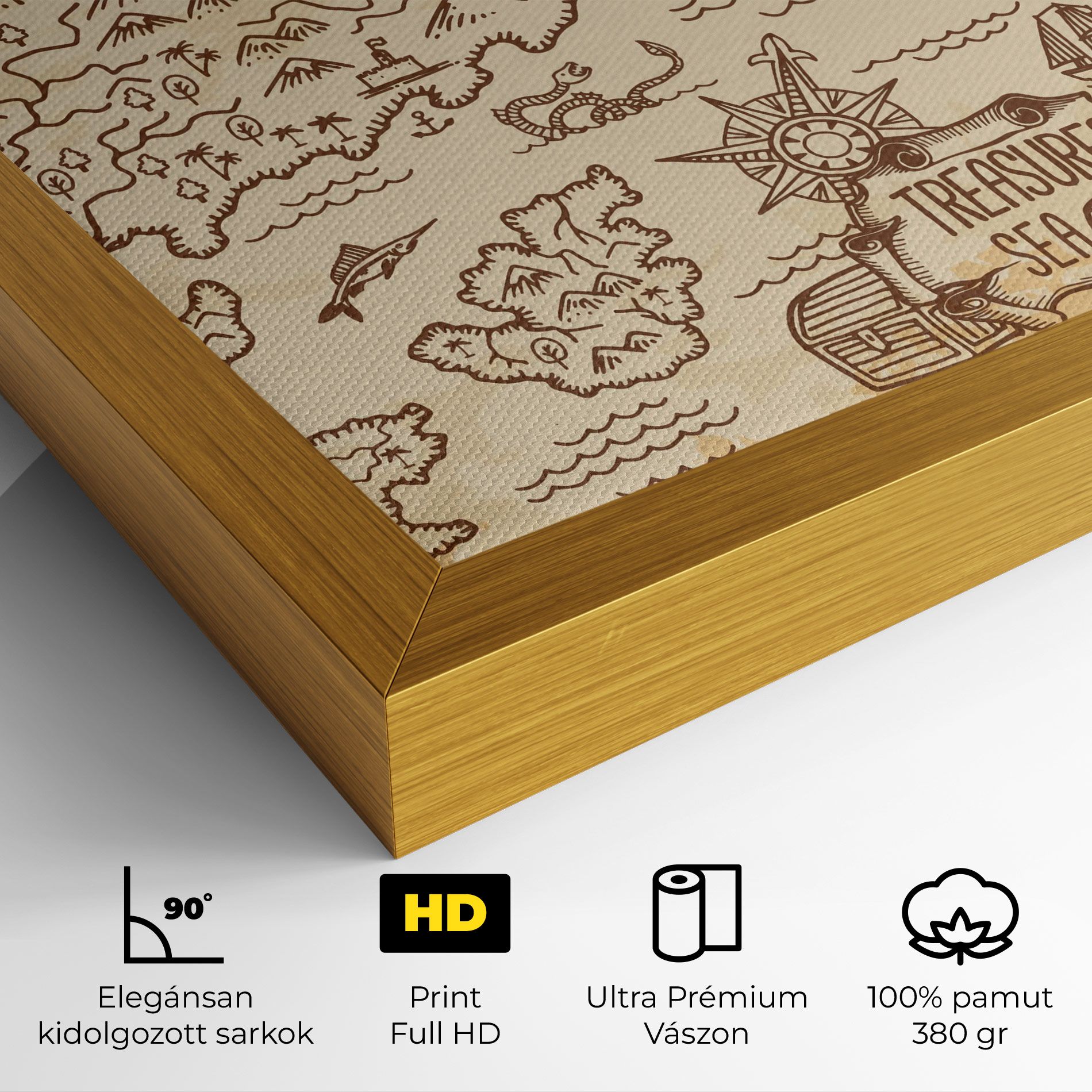 Cream Coffee Map mockup 4