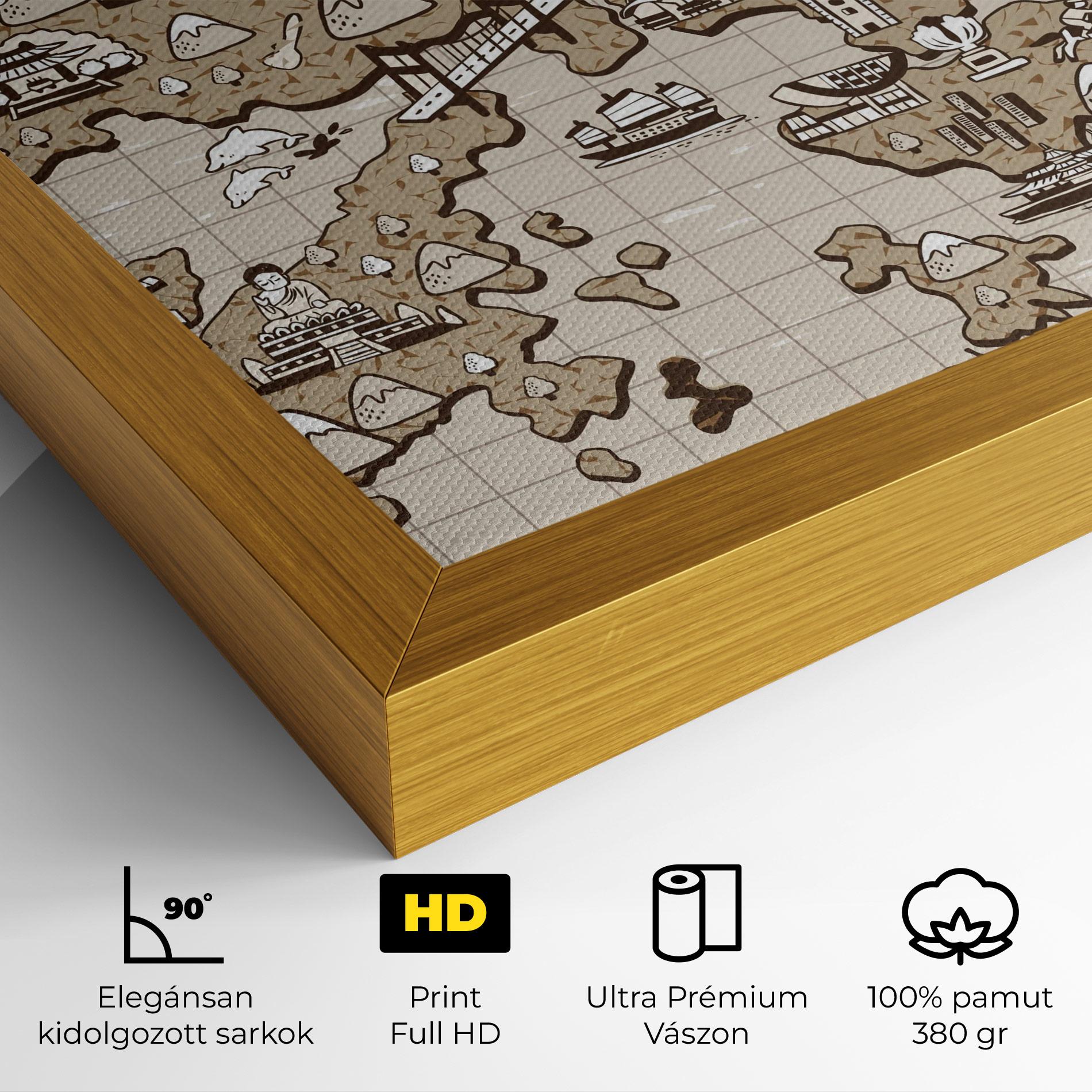 Vászonkép Hong Kong mockup 4