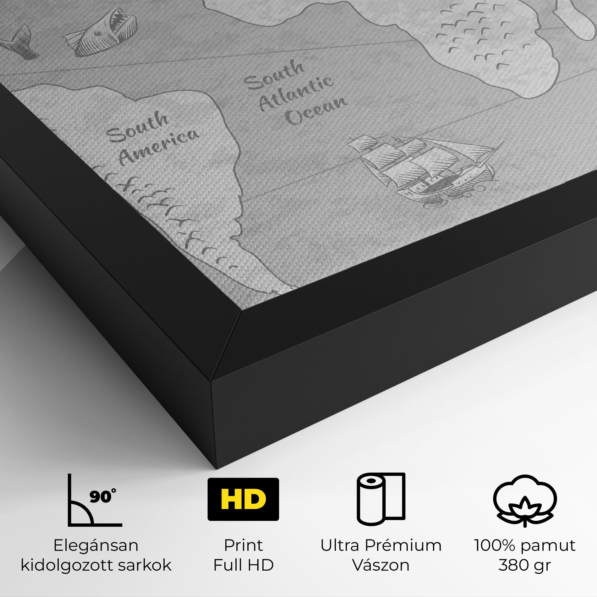Grey Old Map mockup 4