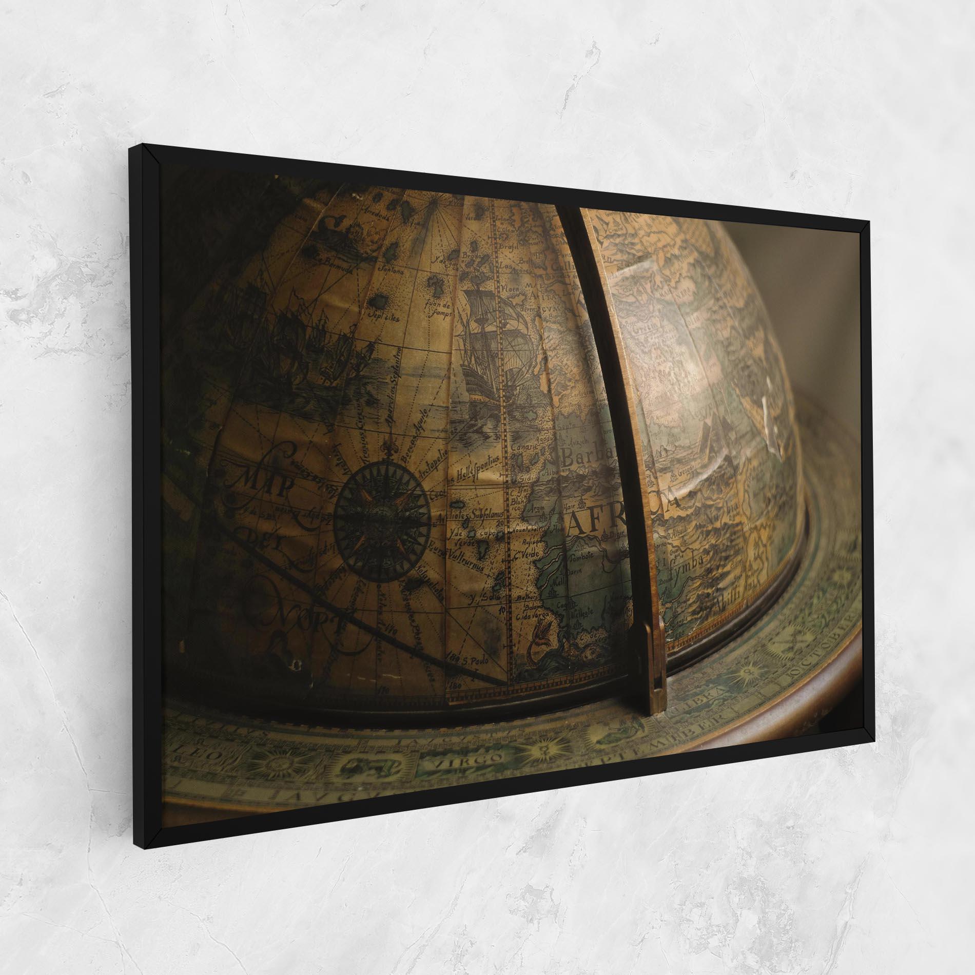 Vászonkép Globe Map mockup 1