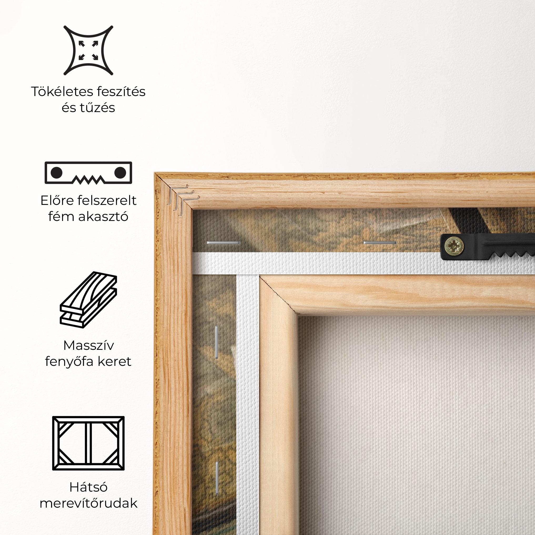 Vászonkép Globe Map mockup 5