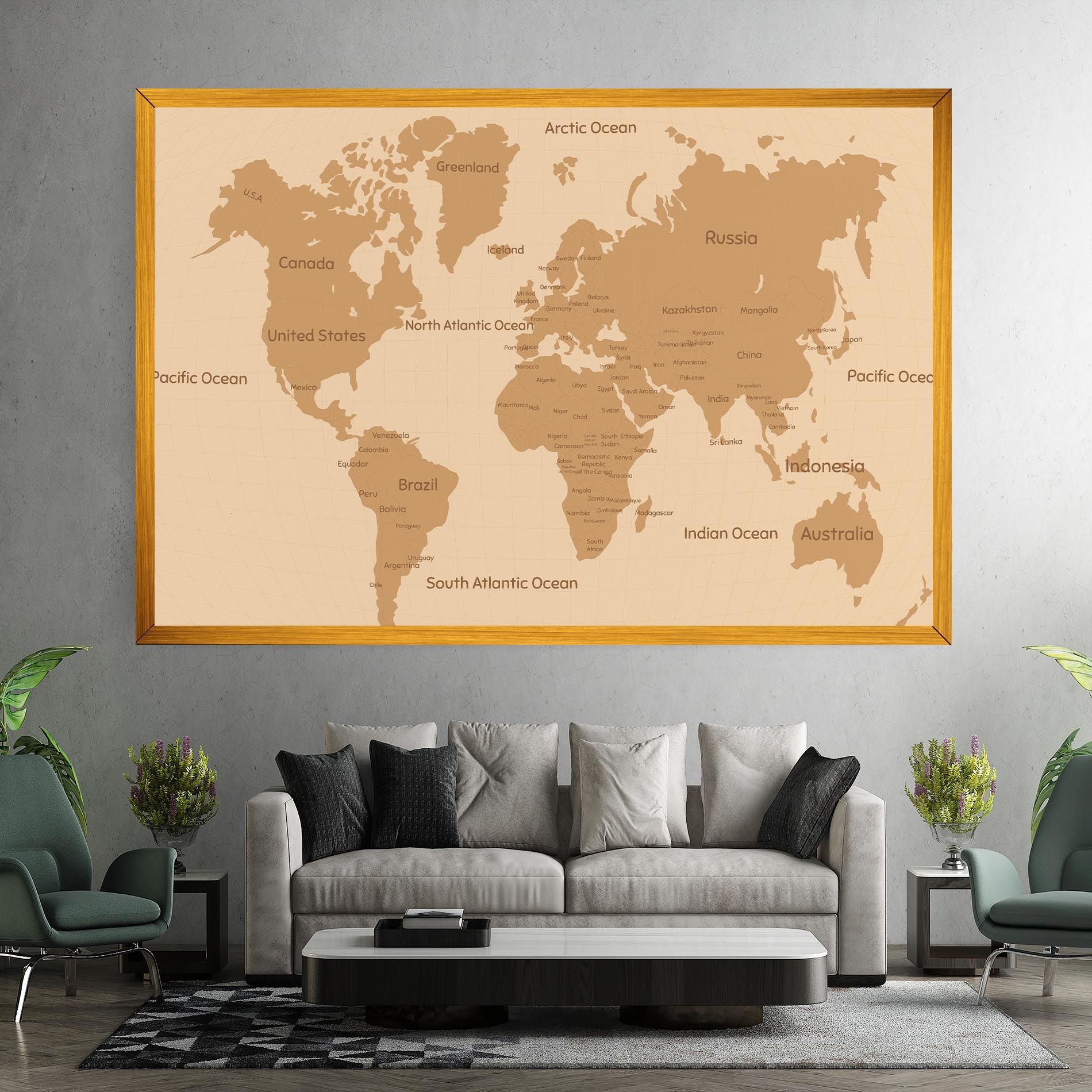 Ocean Old Map mockup 7