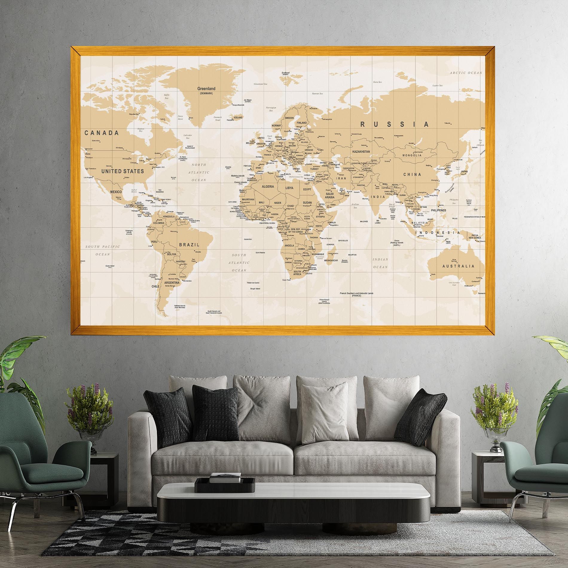World Old Map mockup 7