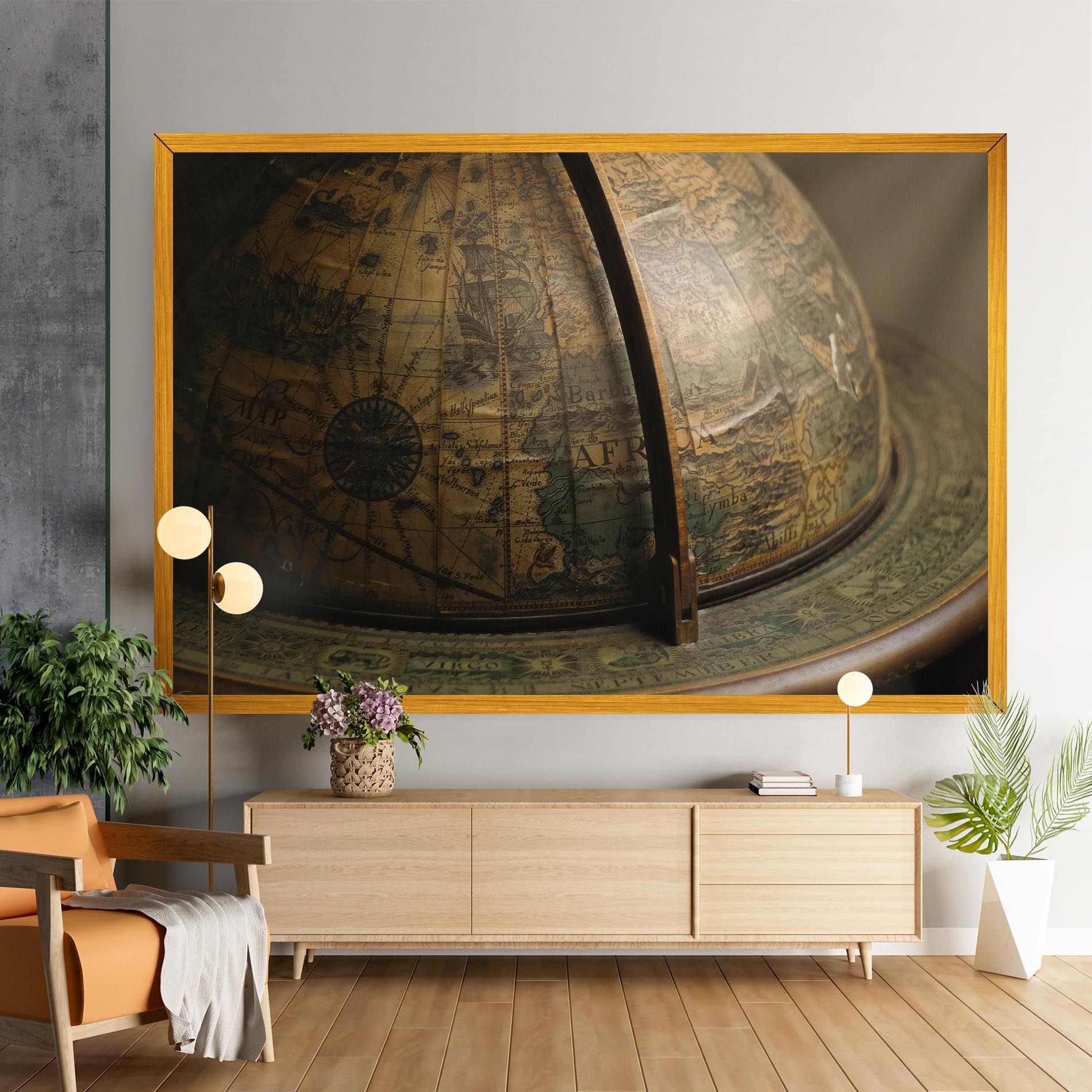 Globe Map mockup 9