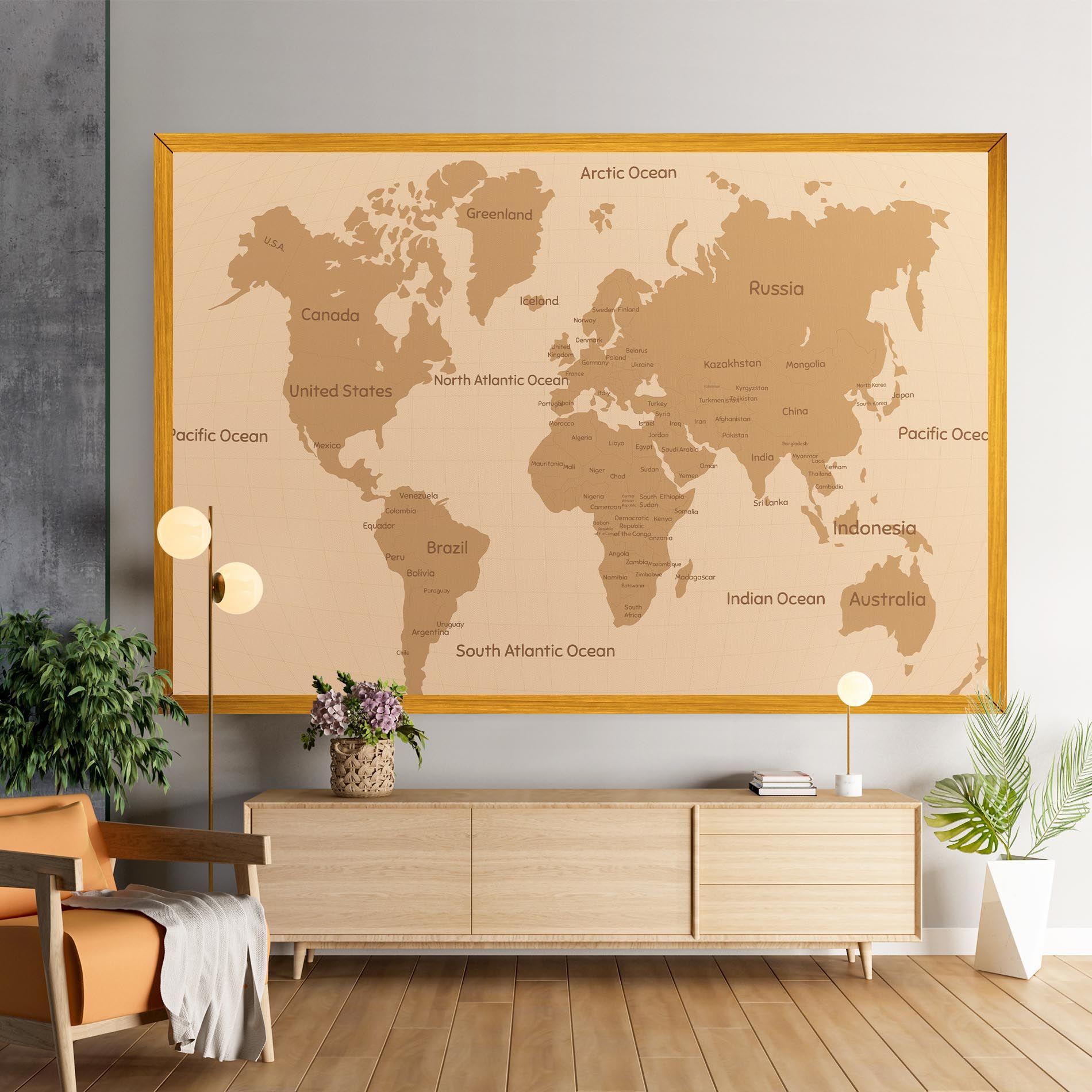 Ocean Old Map mockup 9