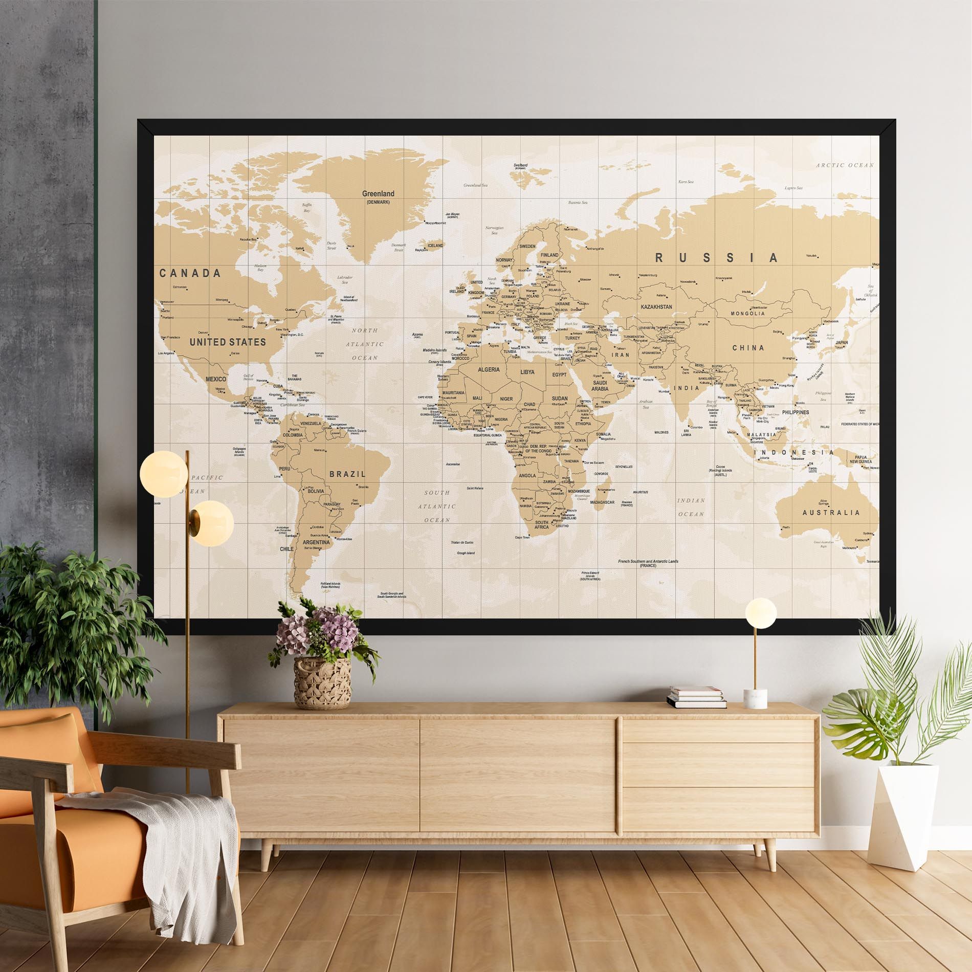 World Old Map mockup 9