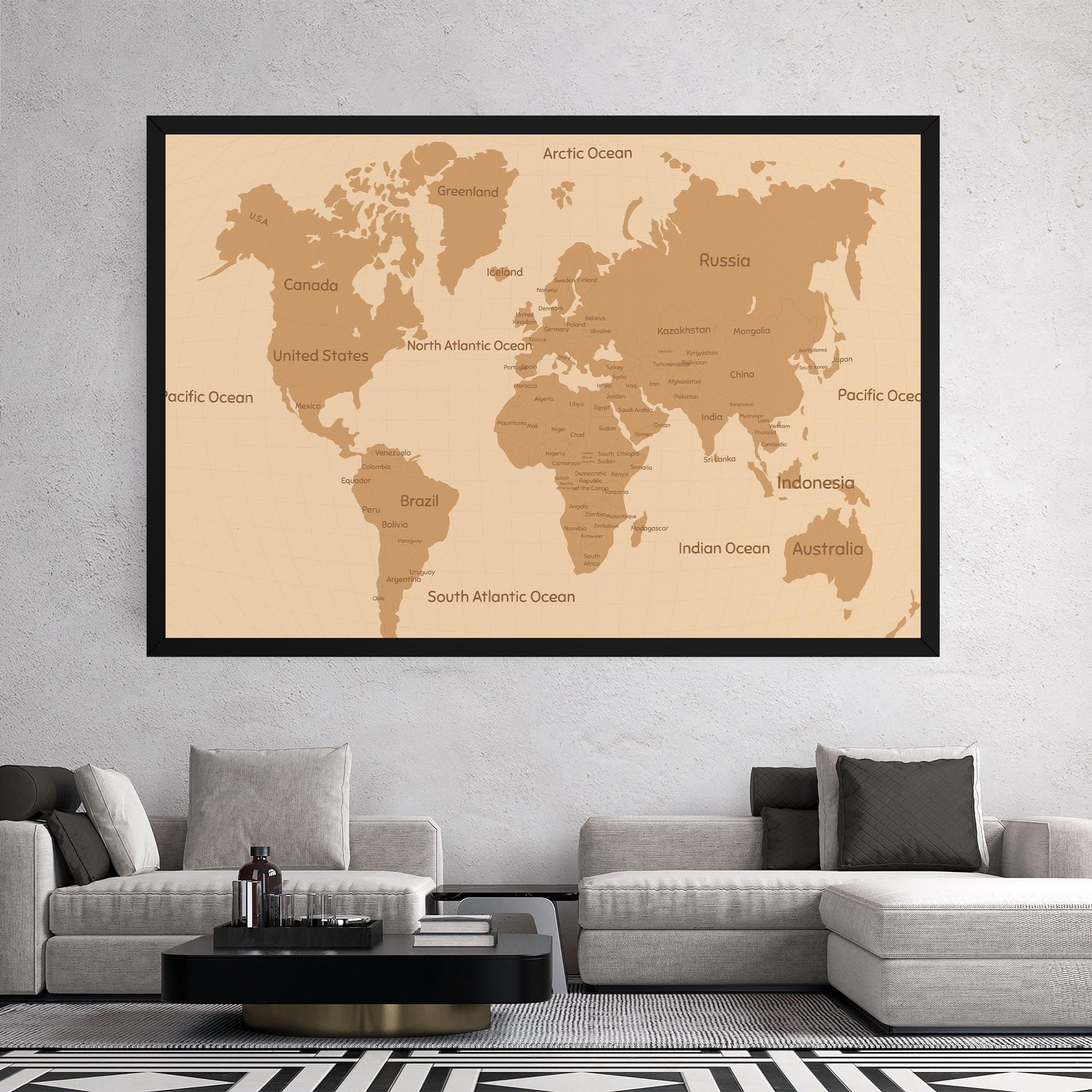 Ocean Old Map mockup 2