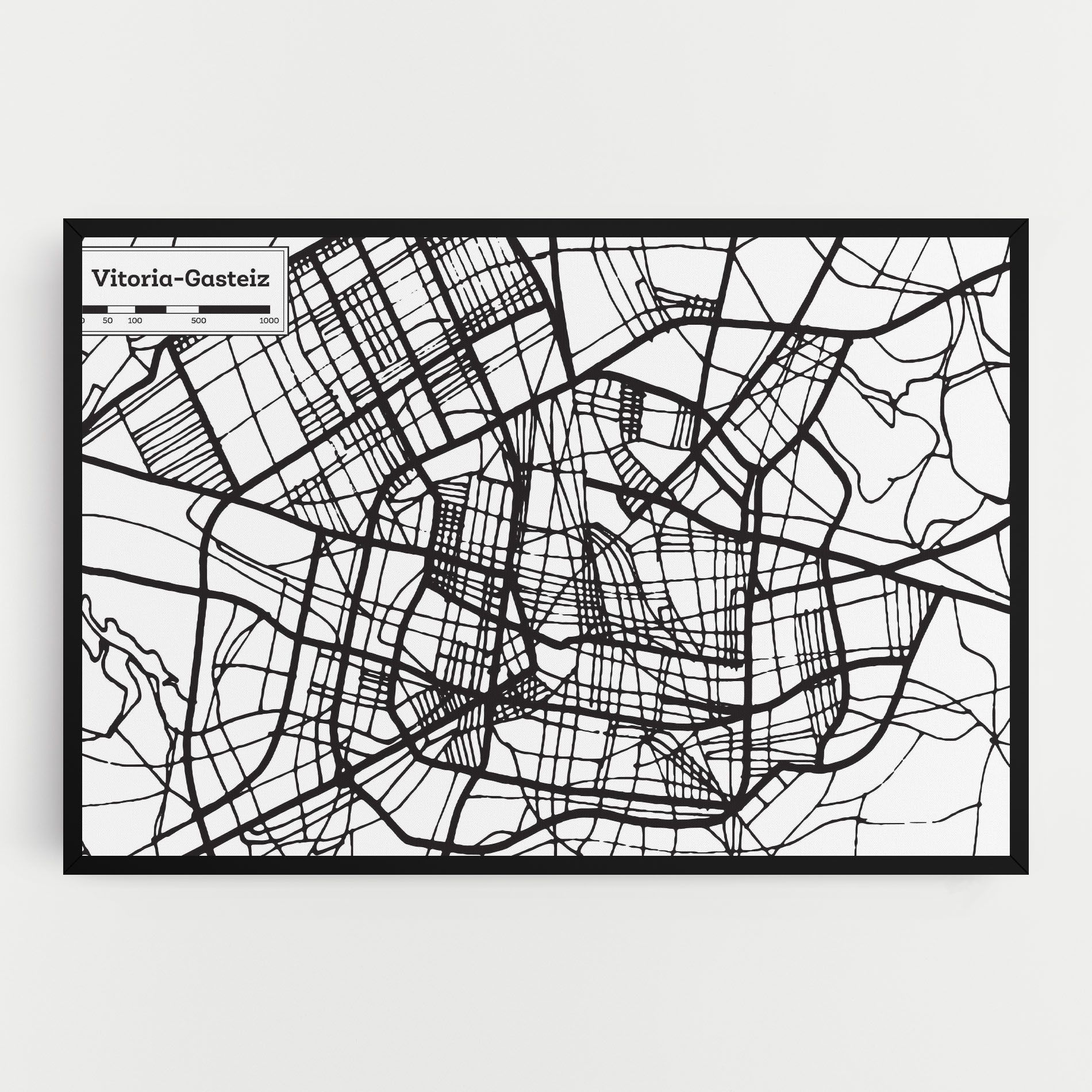 Vitoria Gasteiz Map mockup 0