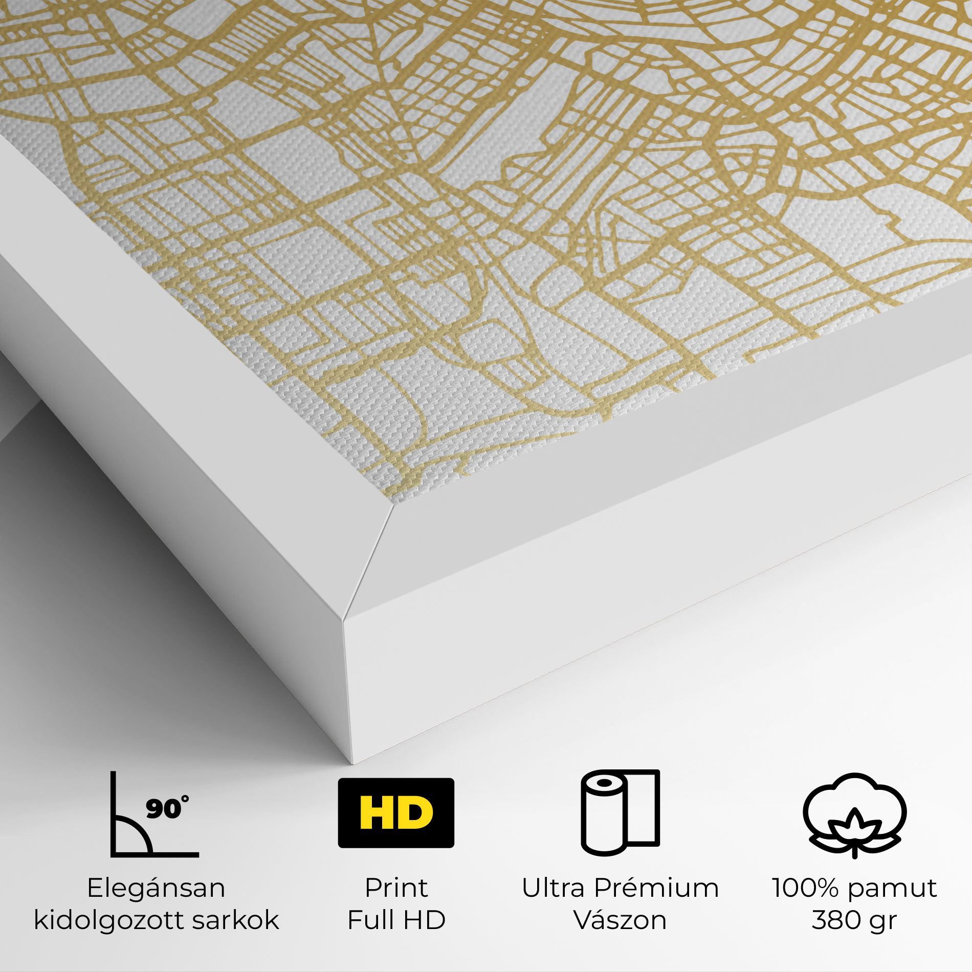 Amsterdam Gold Map mockup 4