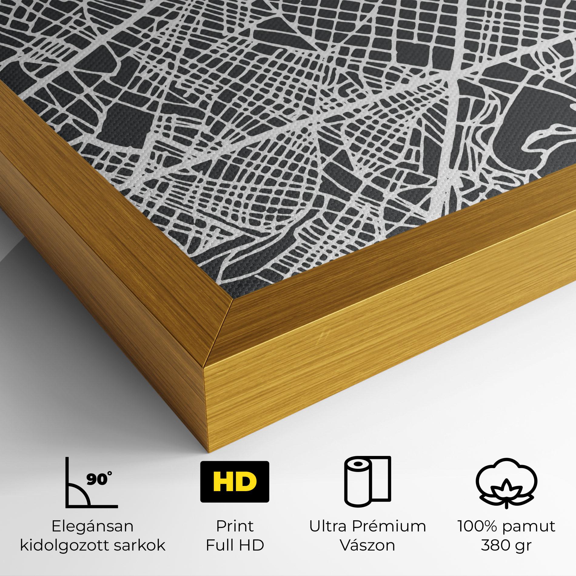 Vászonkép Barcelona Map mockup 4