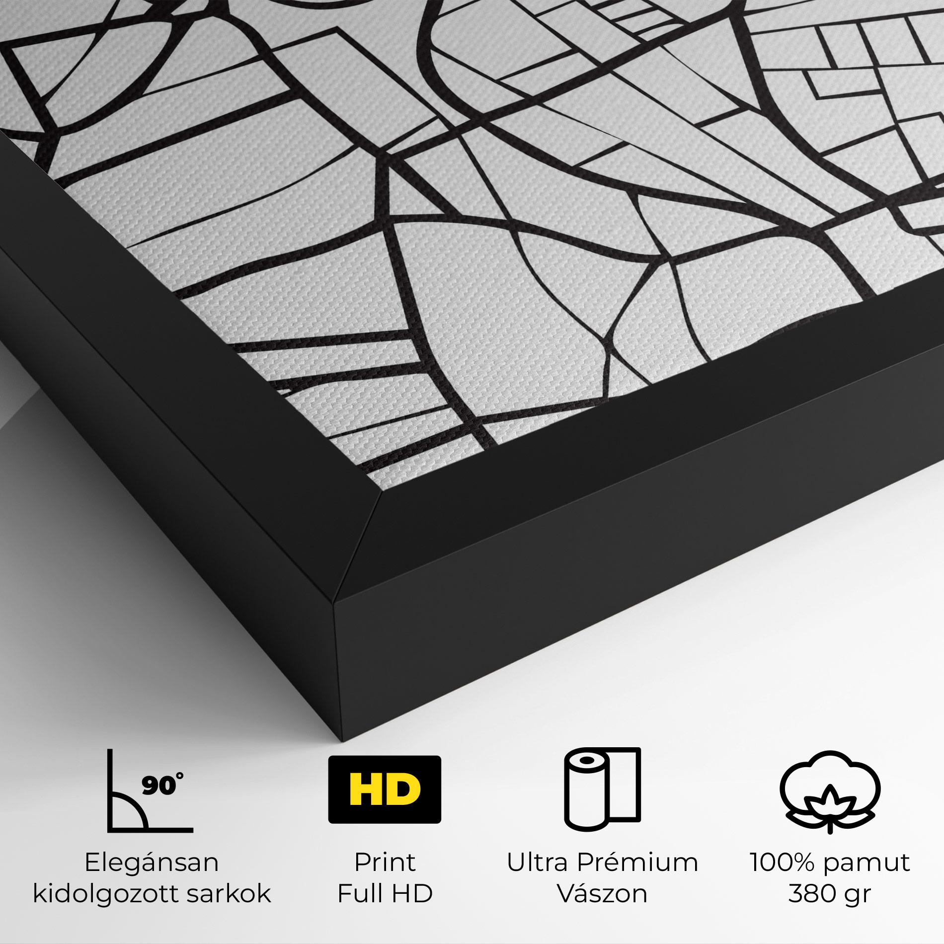 Vászonkép Berlin Map mockup 4