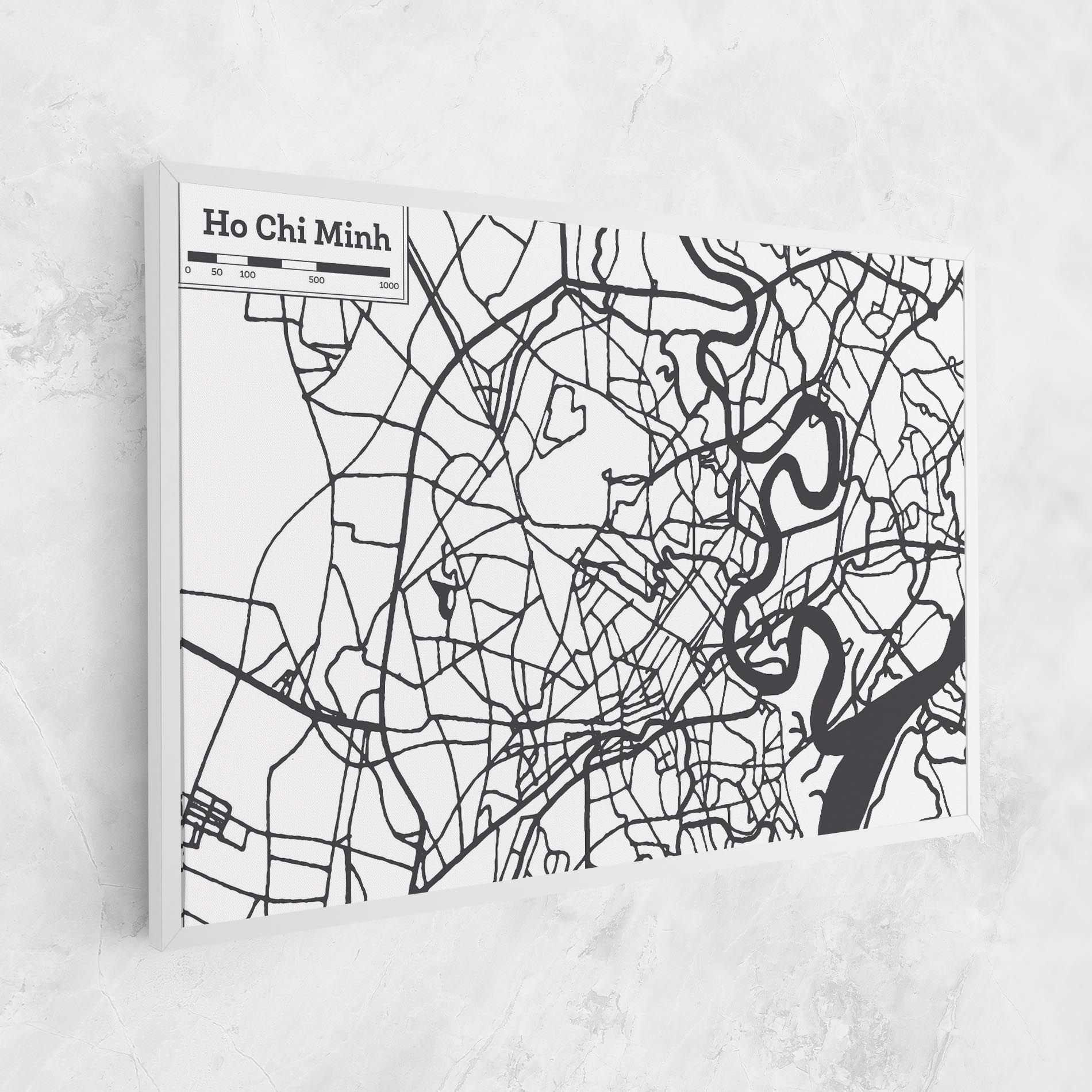 Ho Chi Minh Map mockup 1