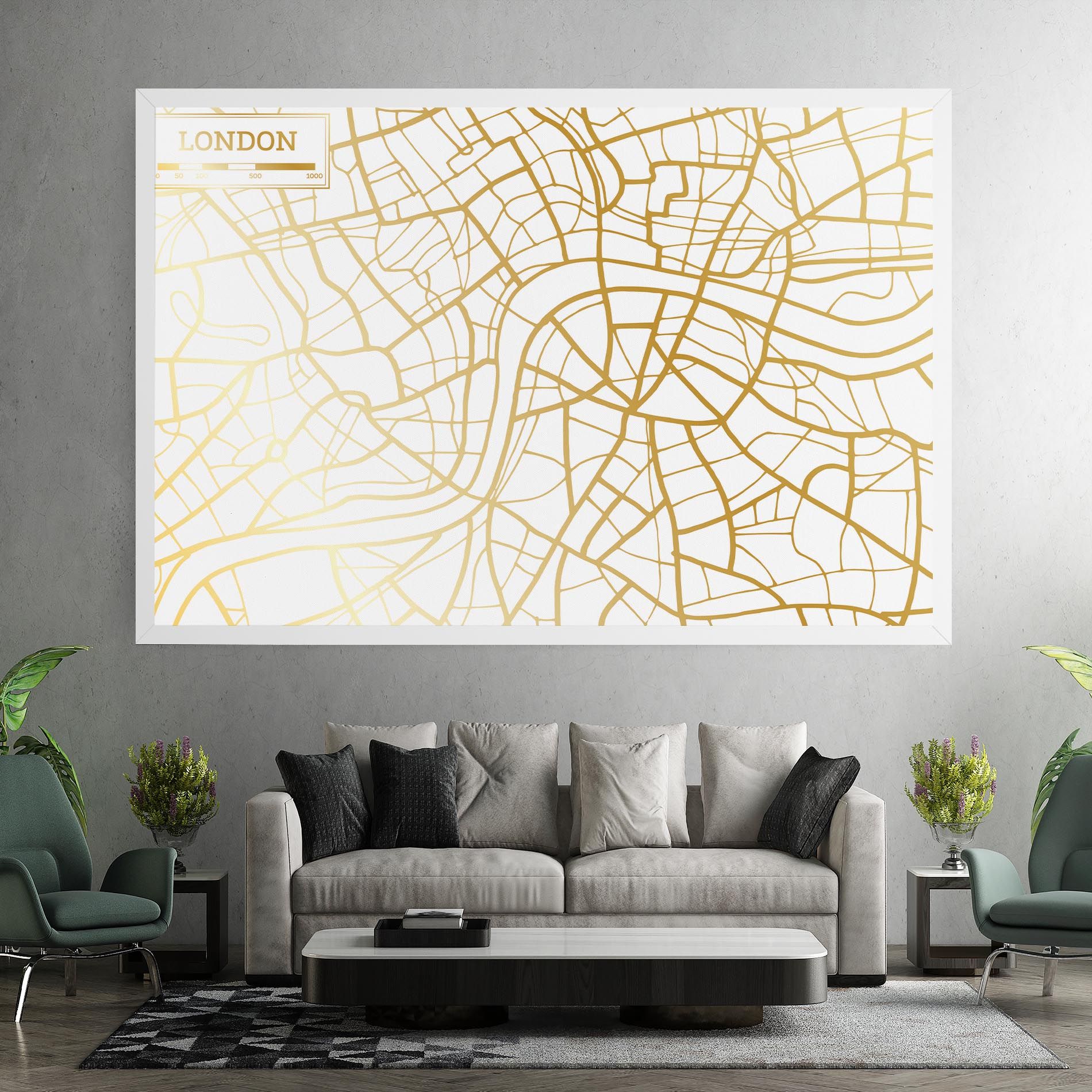 London Gold Map mockup 7