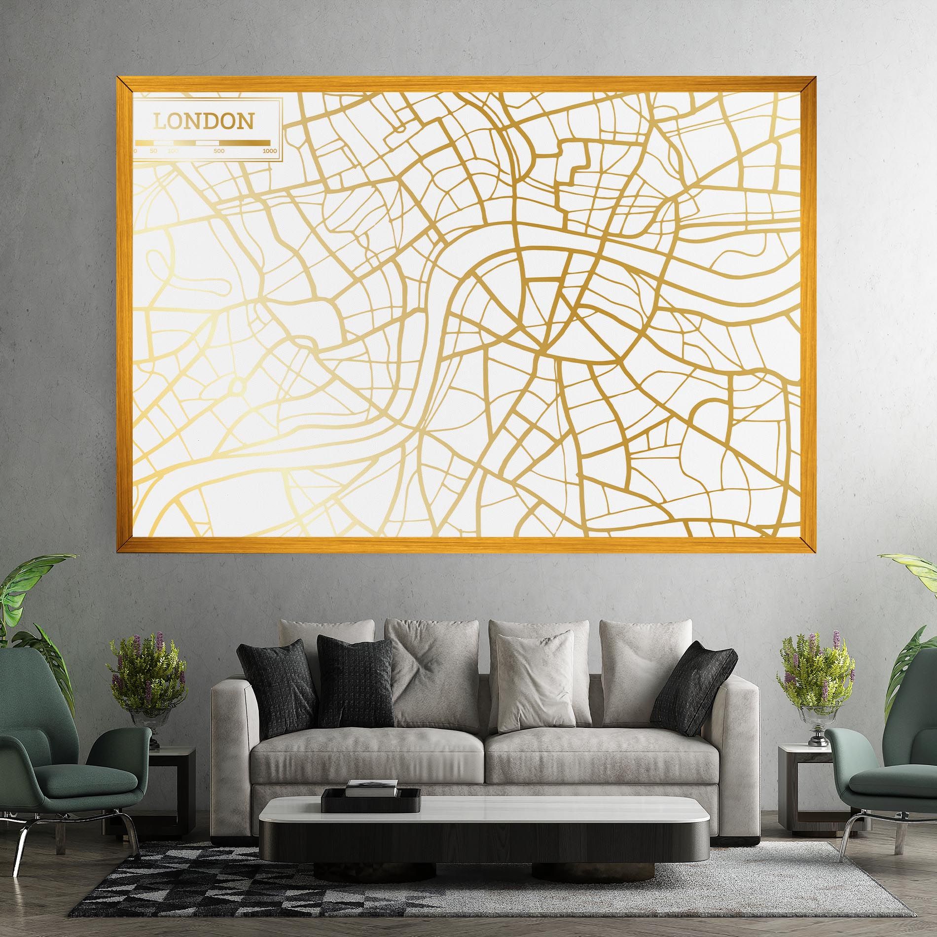 London Gold Map mockup 7