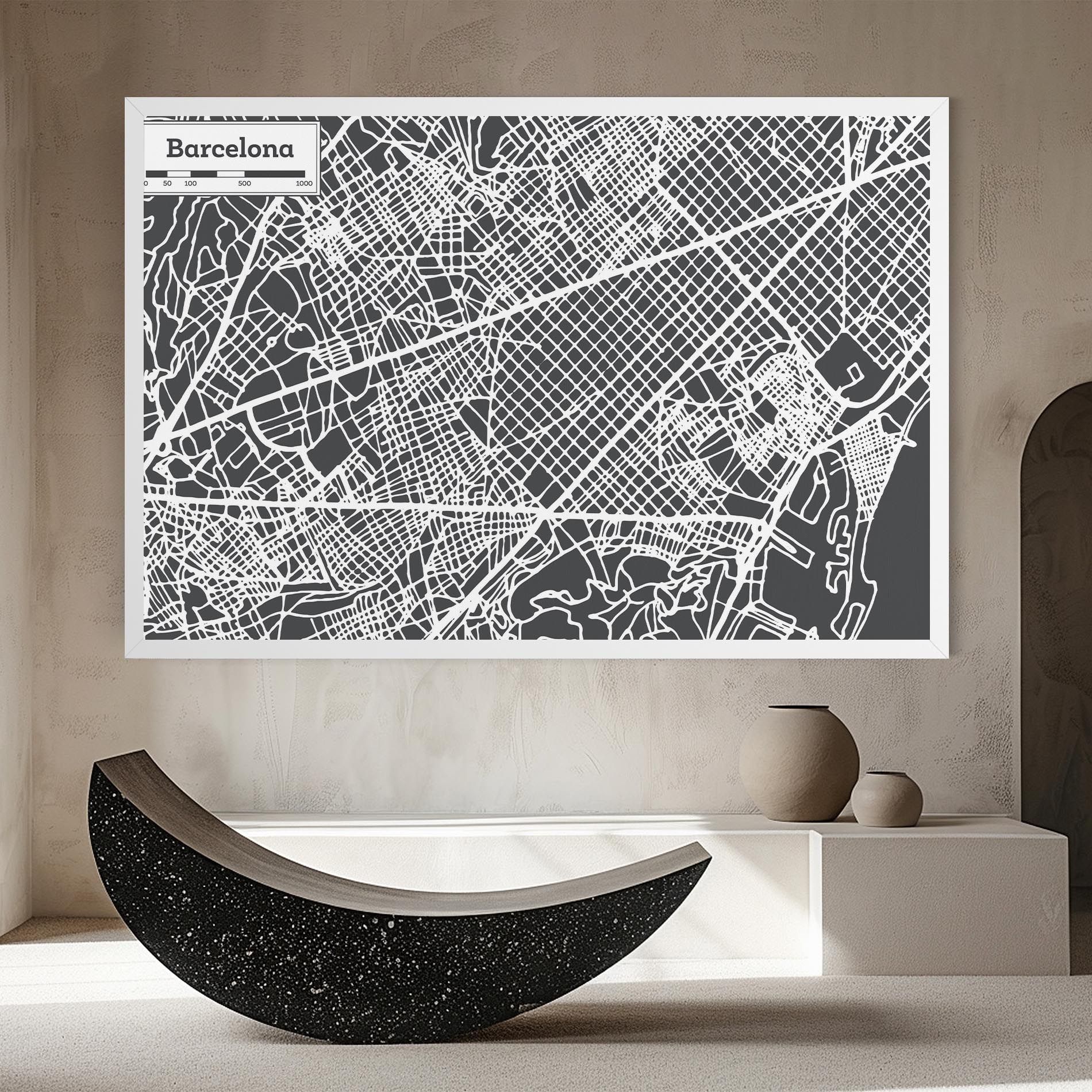 Barcelona Map mockup 8