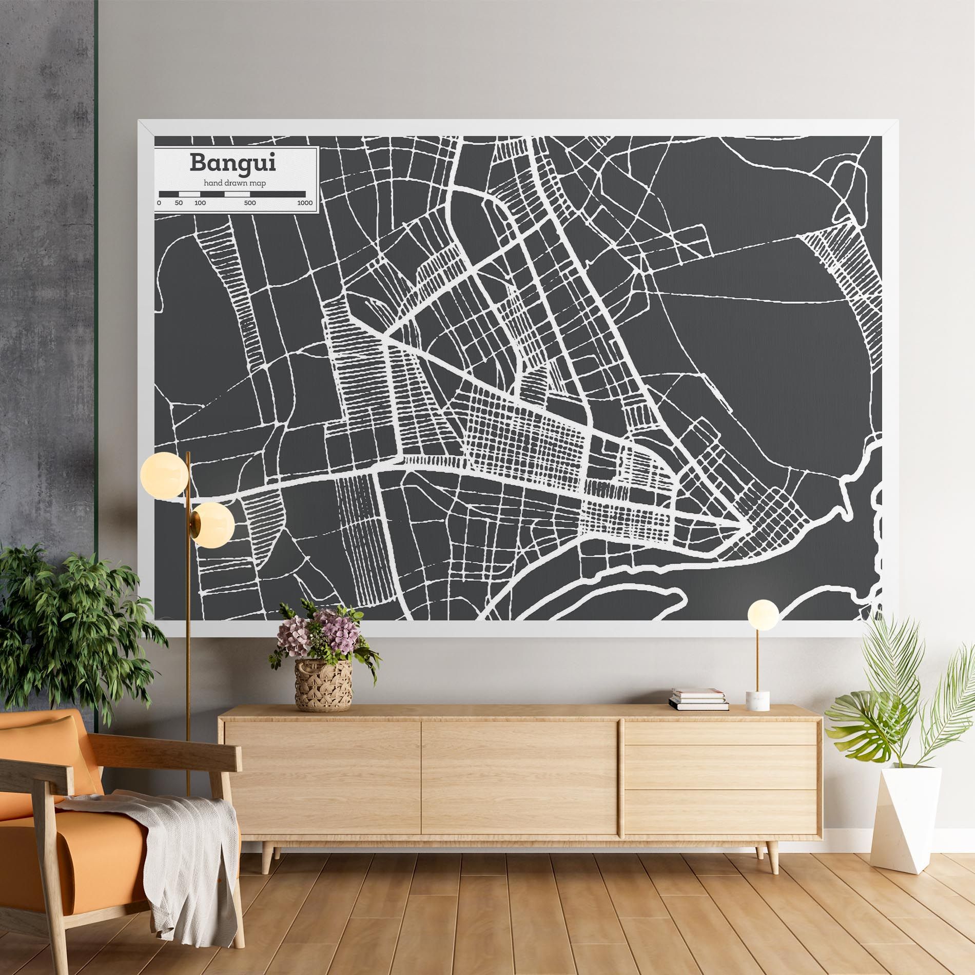 Bangui Map mockup 9