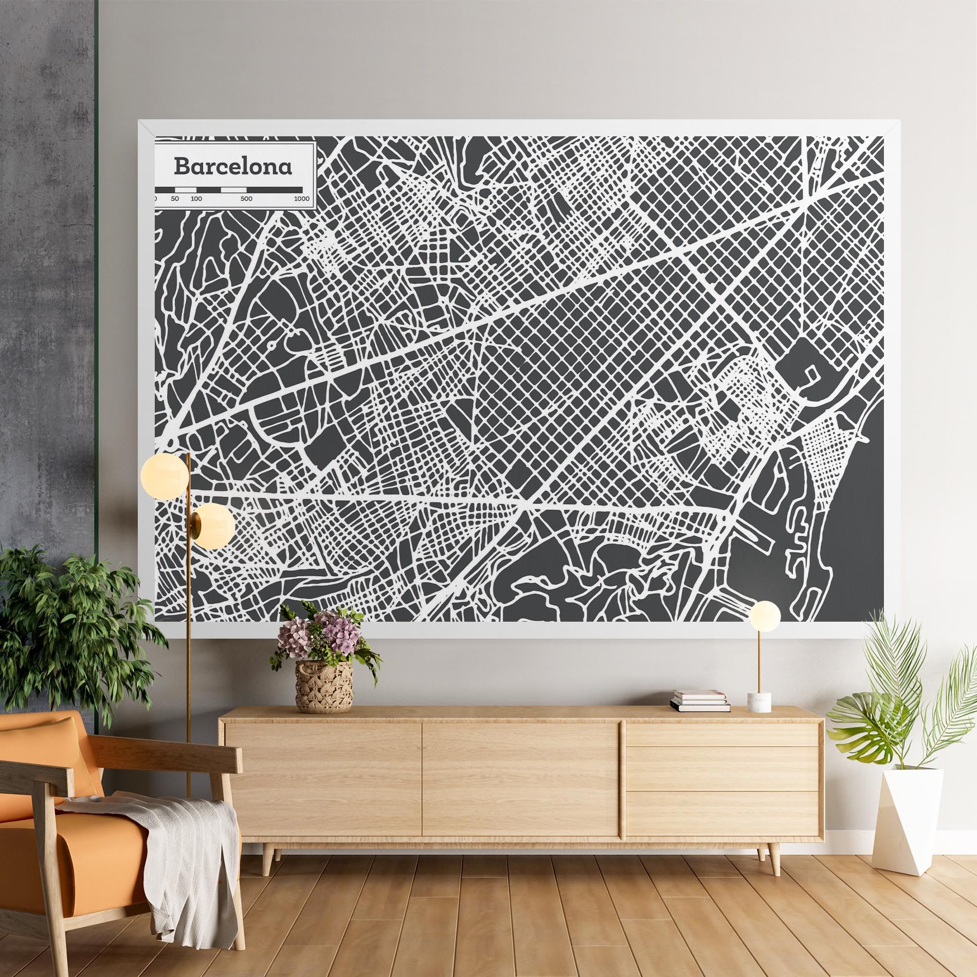 Barcelona Map mockup 9