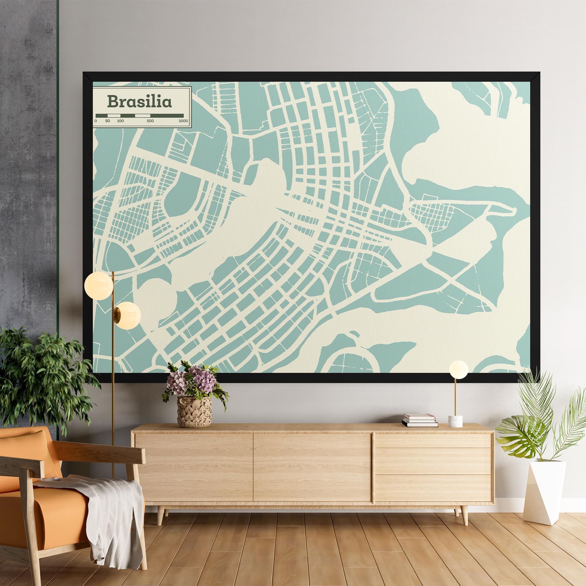 Brasilia Map mockup 9