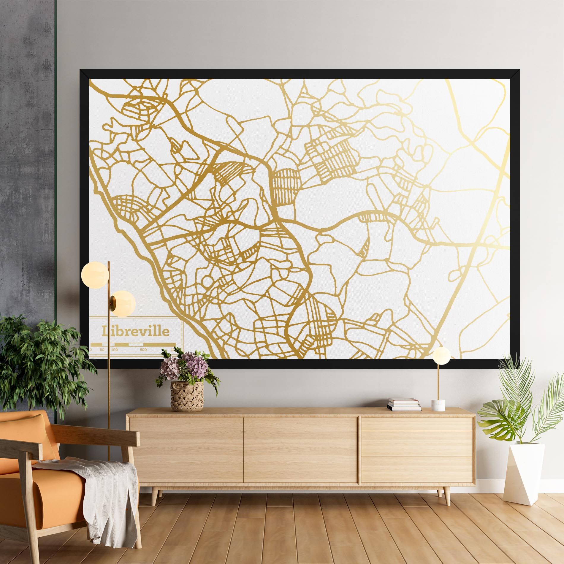 Libreville Gold Map mockup 9