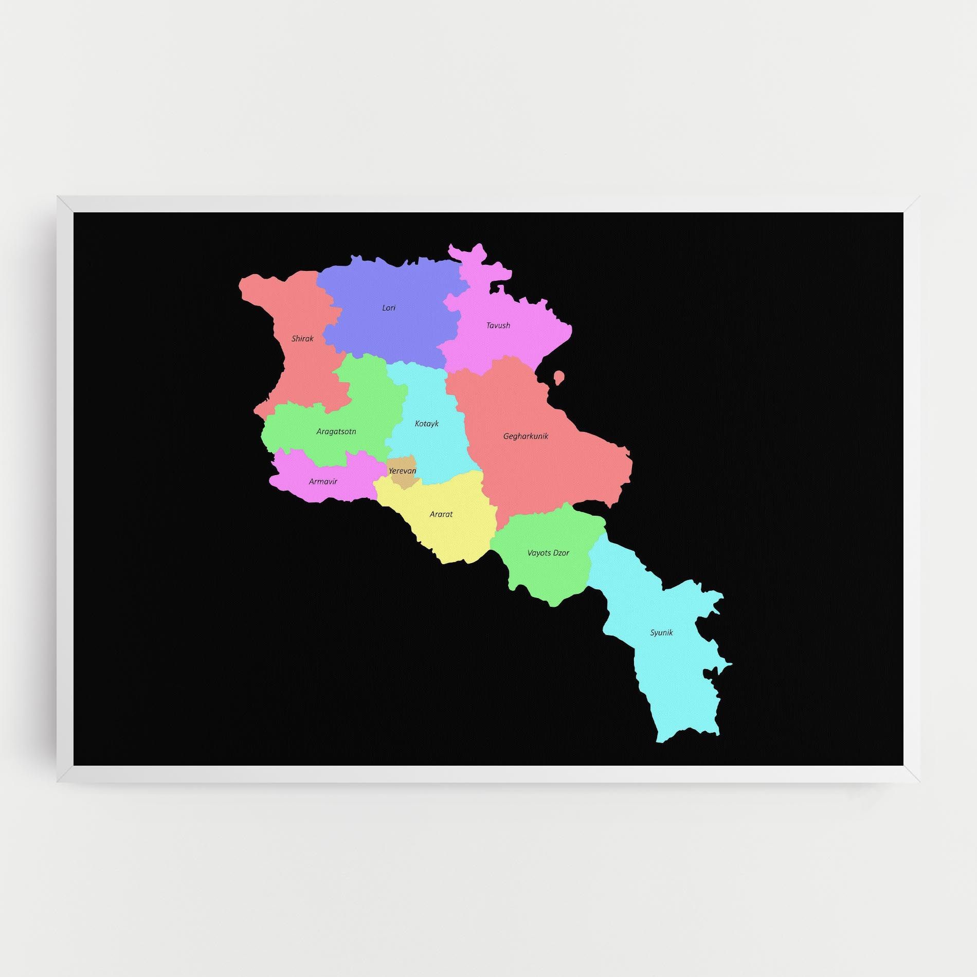 Armenia Map mockup 0