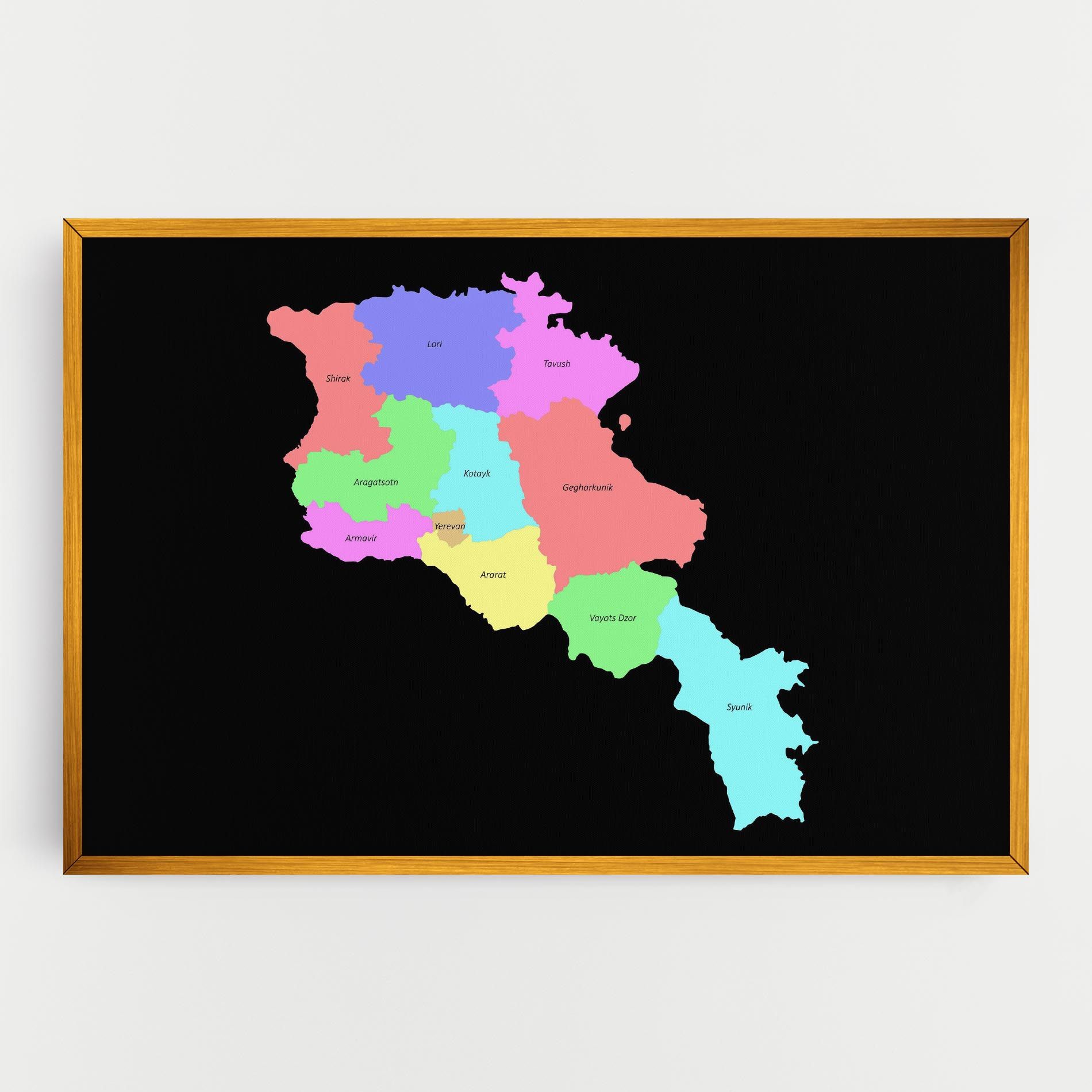 Armenia Map mockup 0