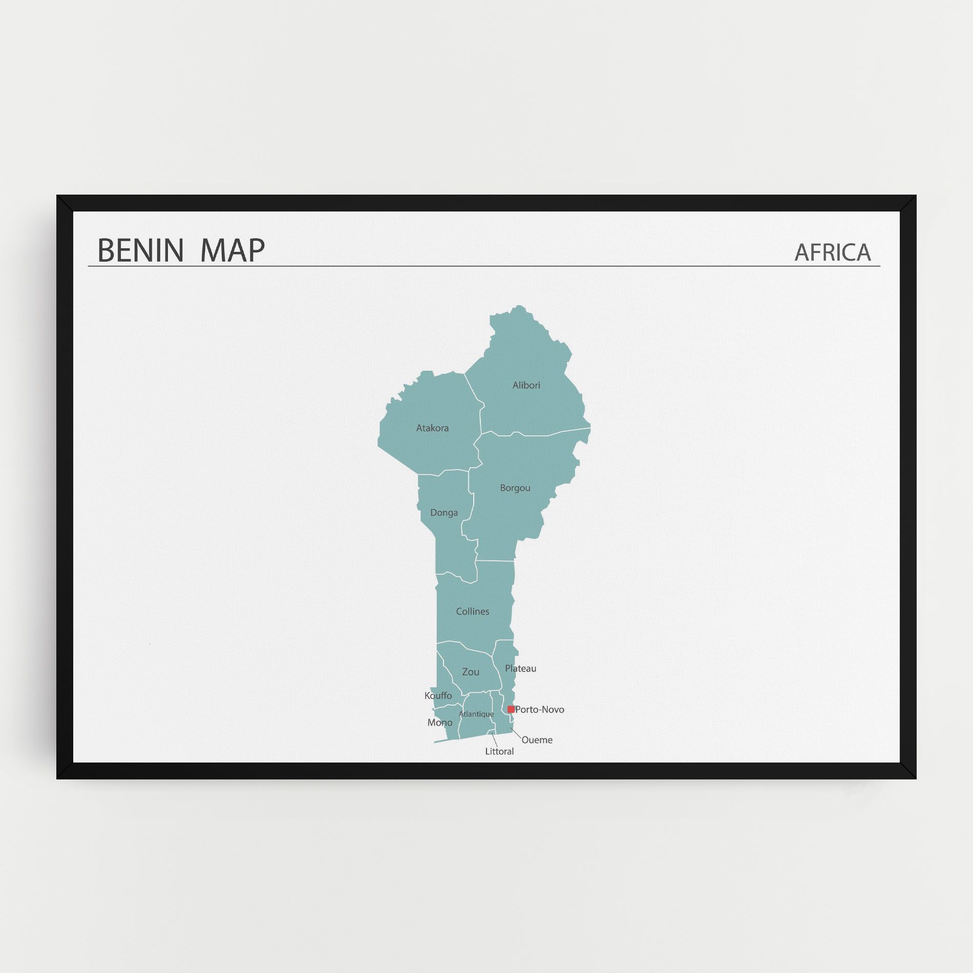 Benin Map mockup 0