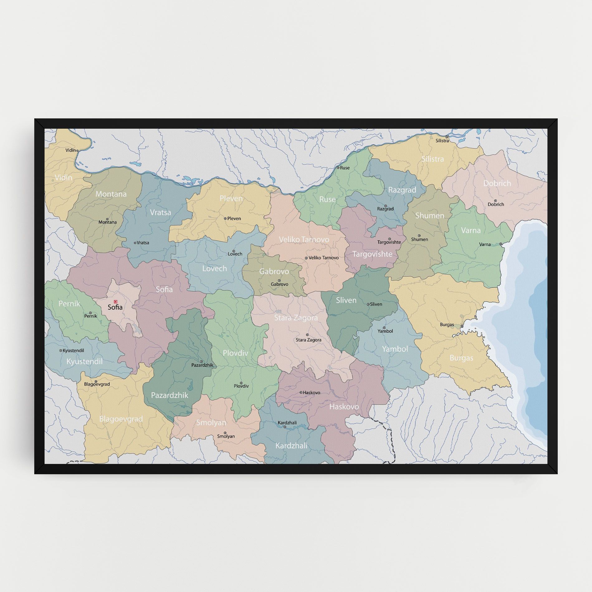 Bulgaria Map mockup 0