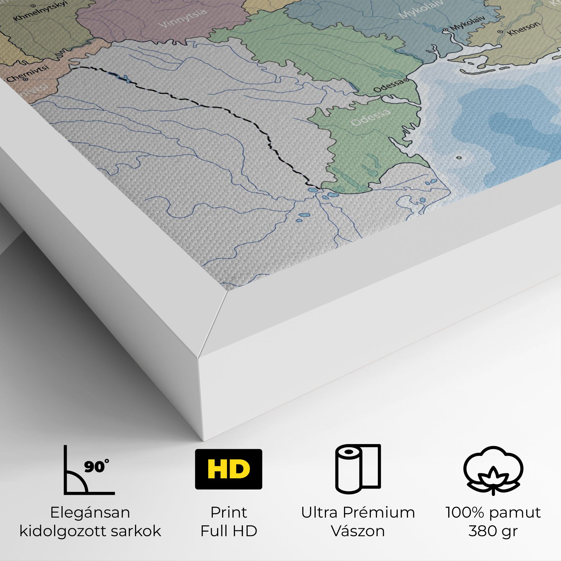 Ukraine Map mockup 4