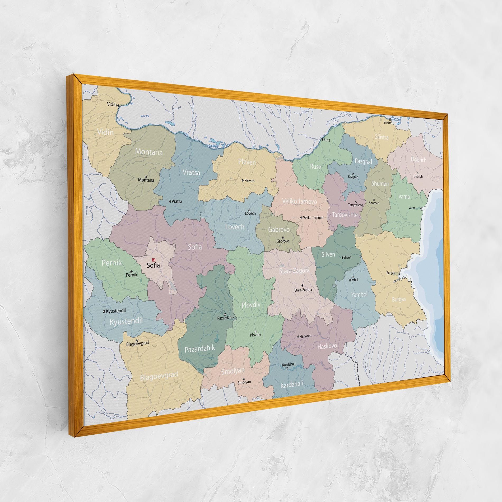 Bulgaria Map mockup 1