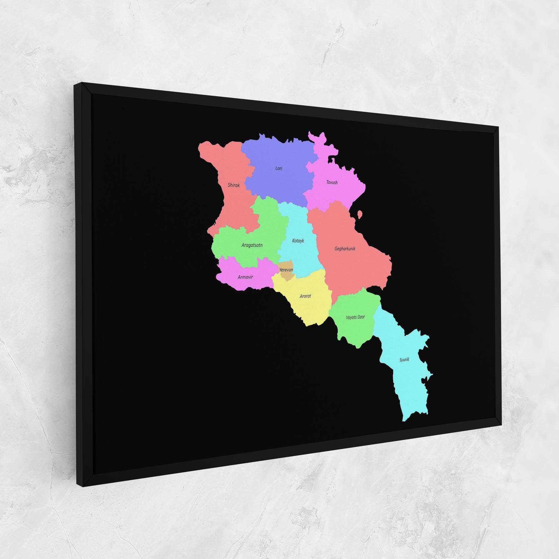 Armenia Map mockup 1
