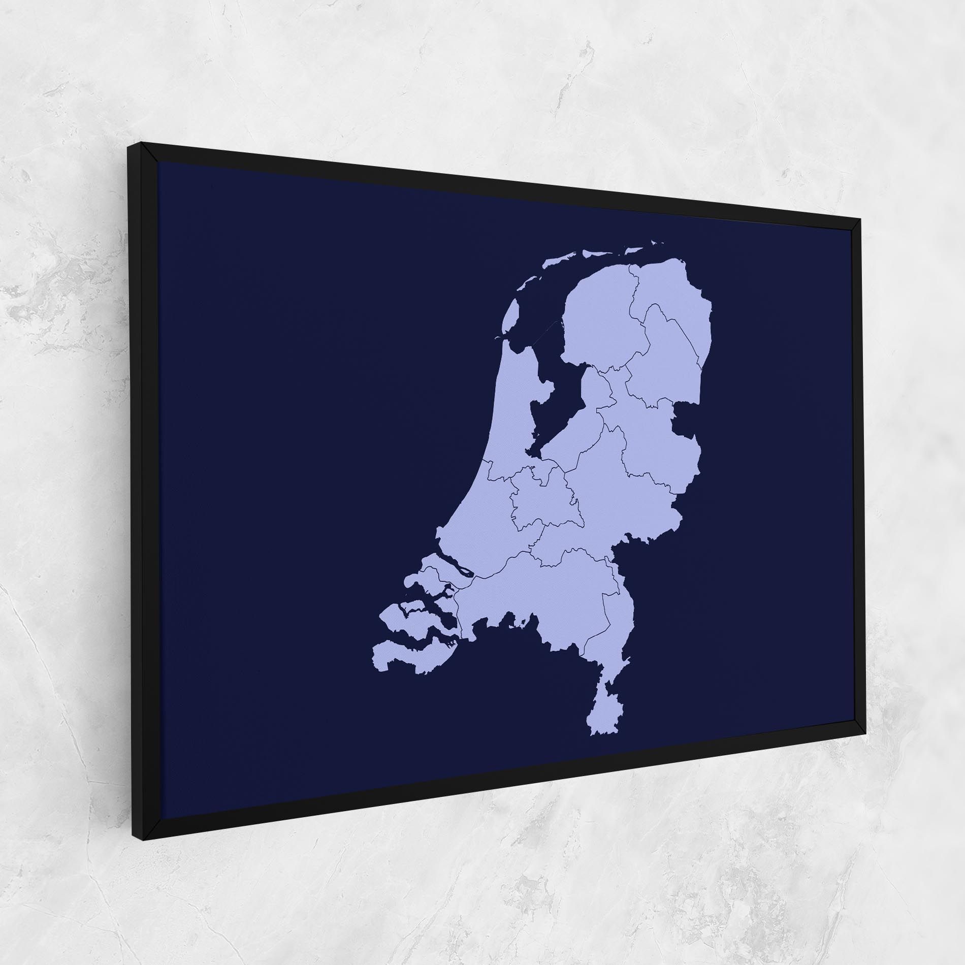 Netherlands Map mockup 1