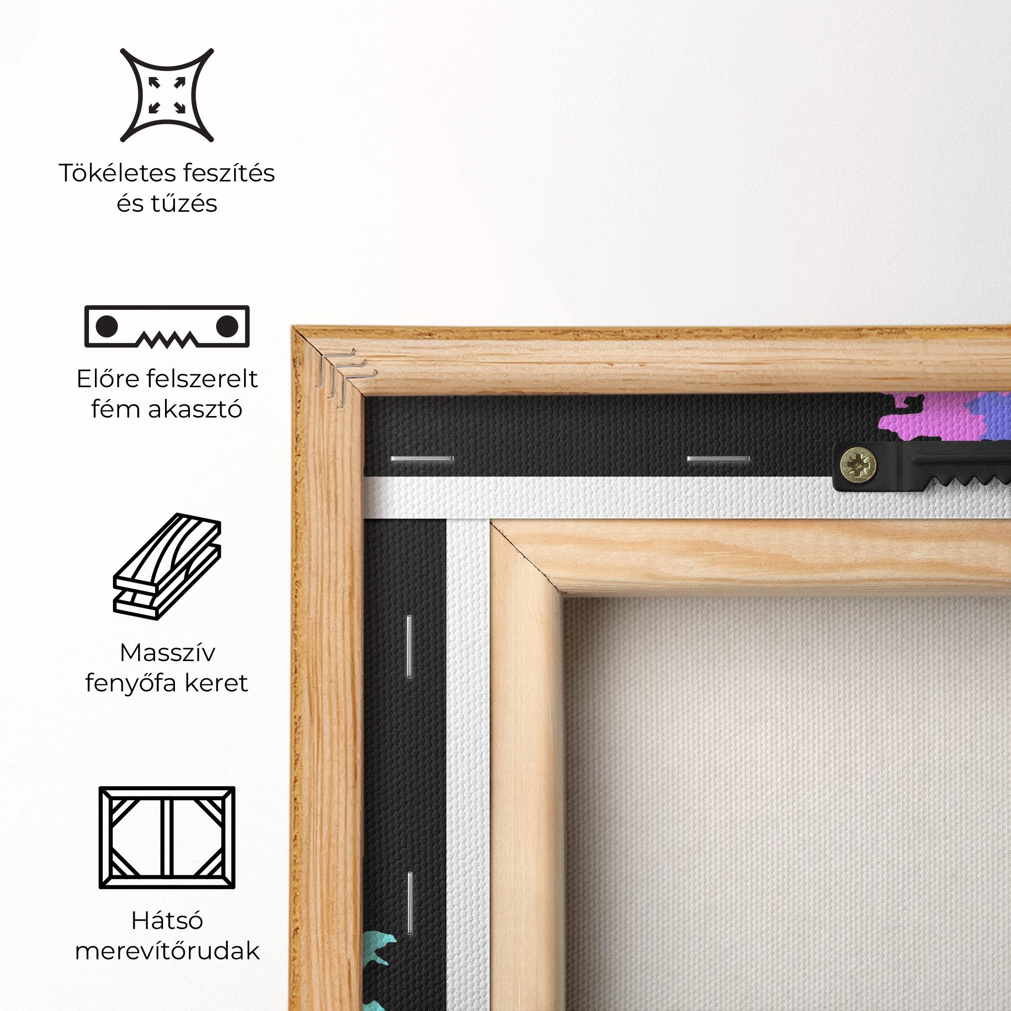 Vászonkép Armenia Map mockup 5