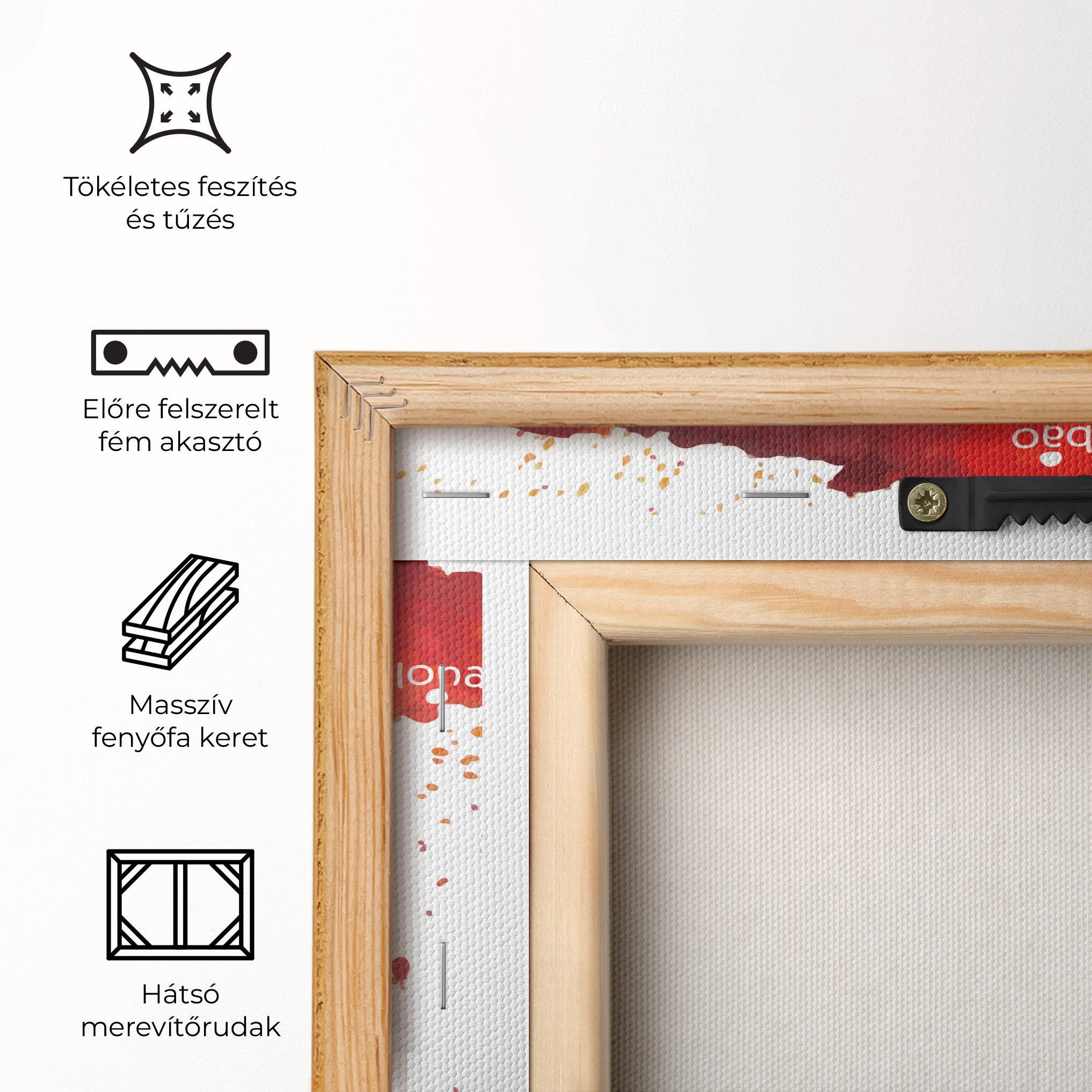 Vászonkép Spain Map mockup 5