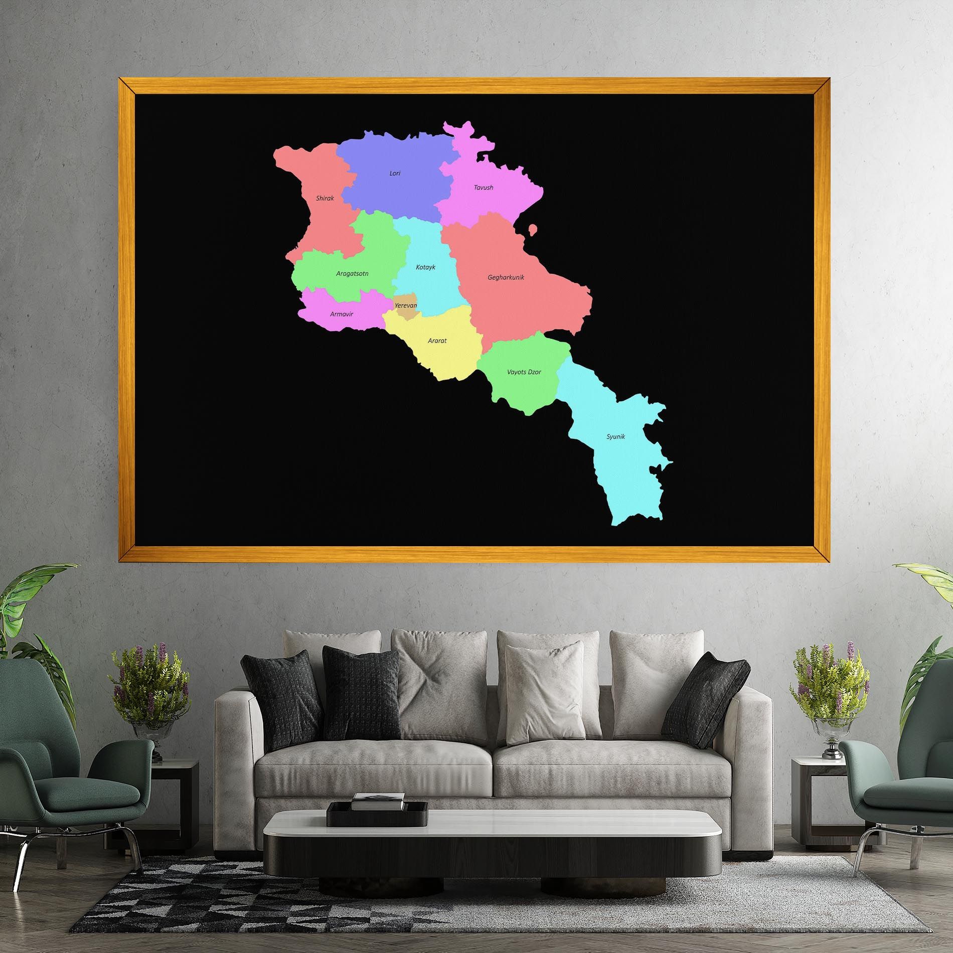 Armenia Map mockup 7