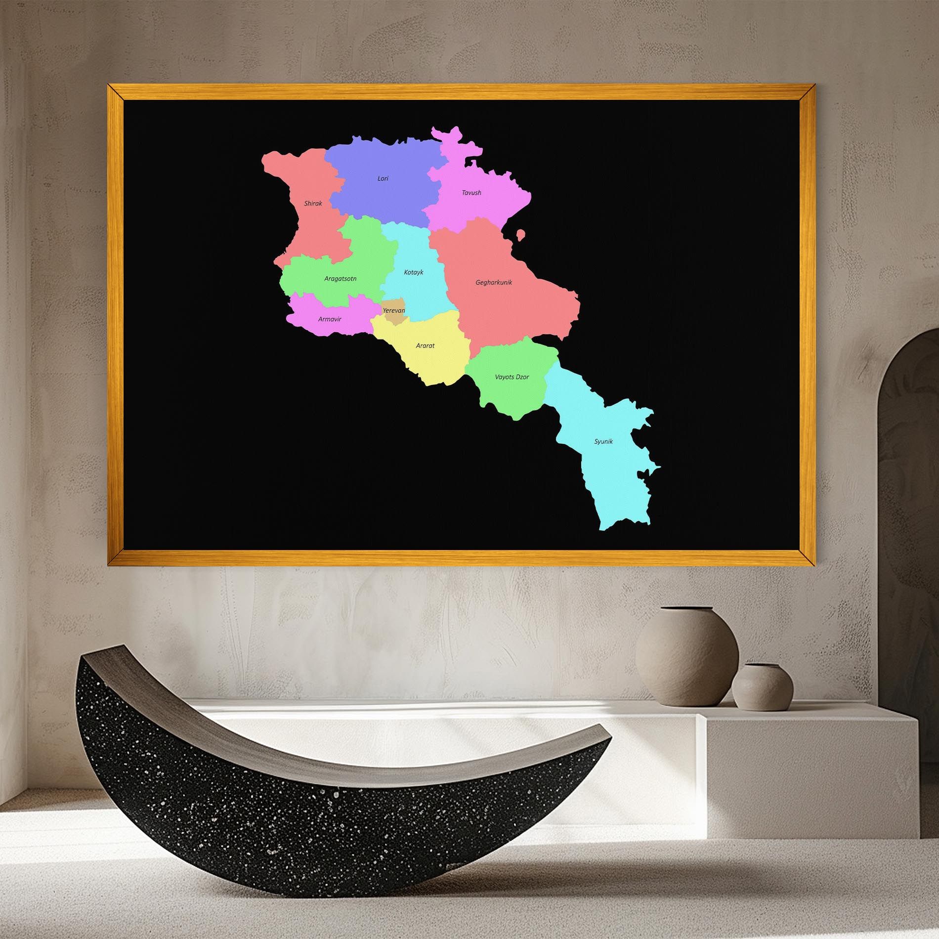 Armenia Map mockup 8