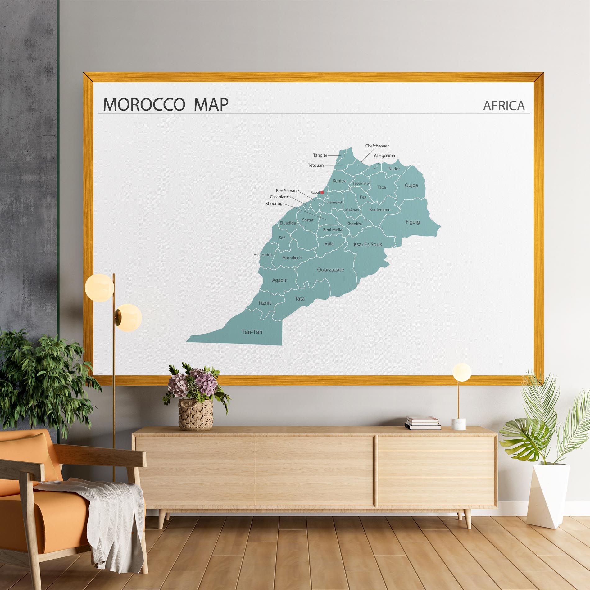 Morocco Map mockup 9