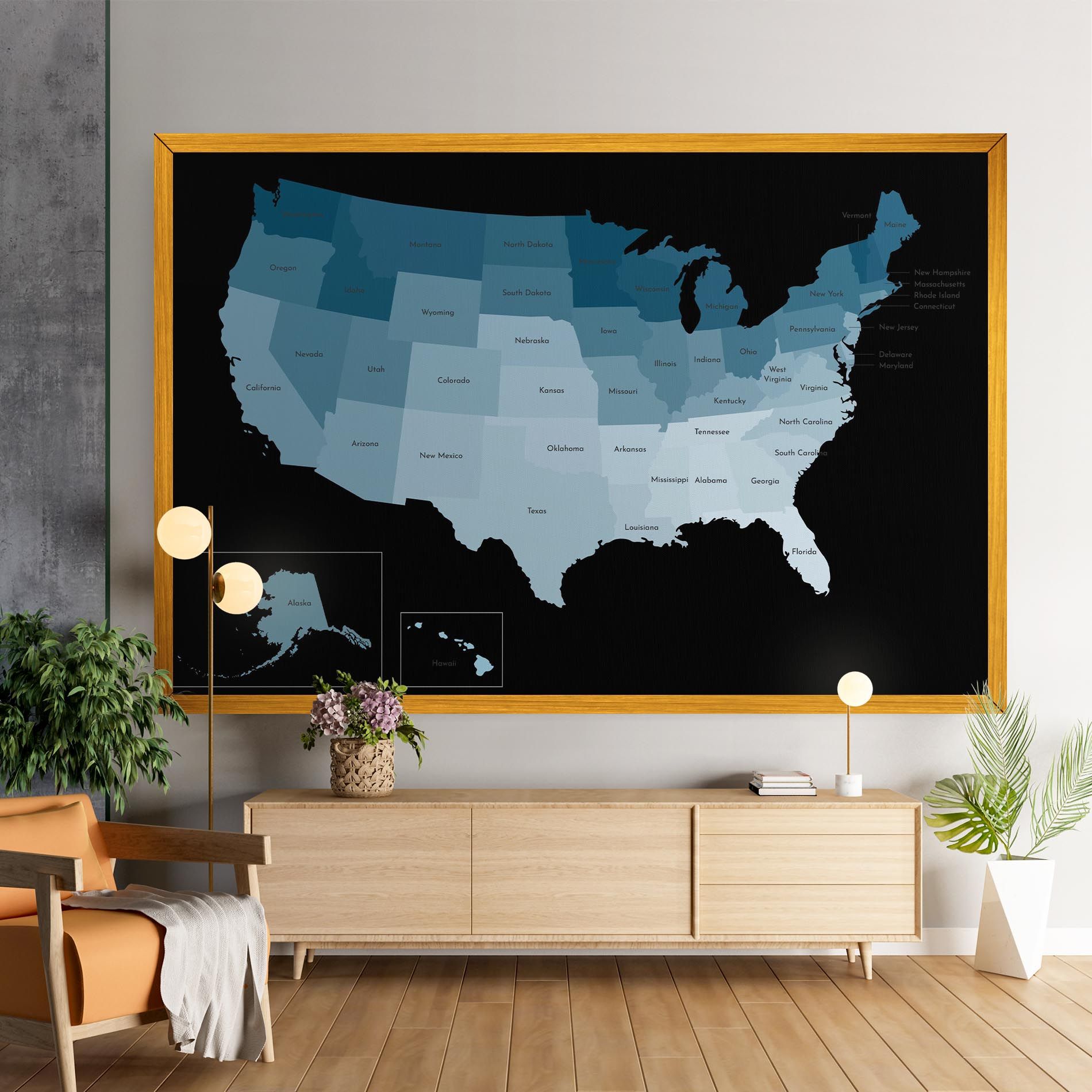 Sua Blue Map mockup 9