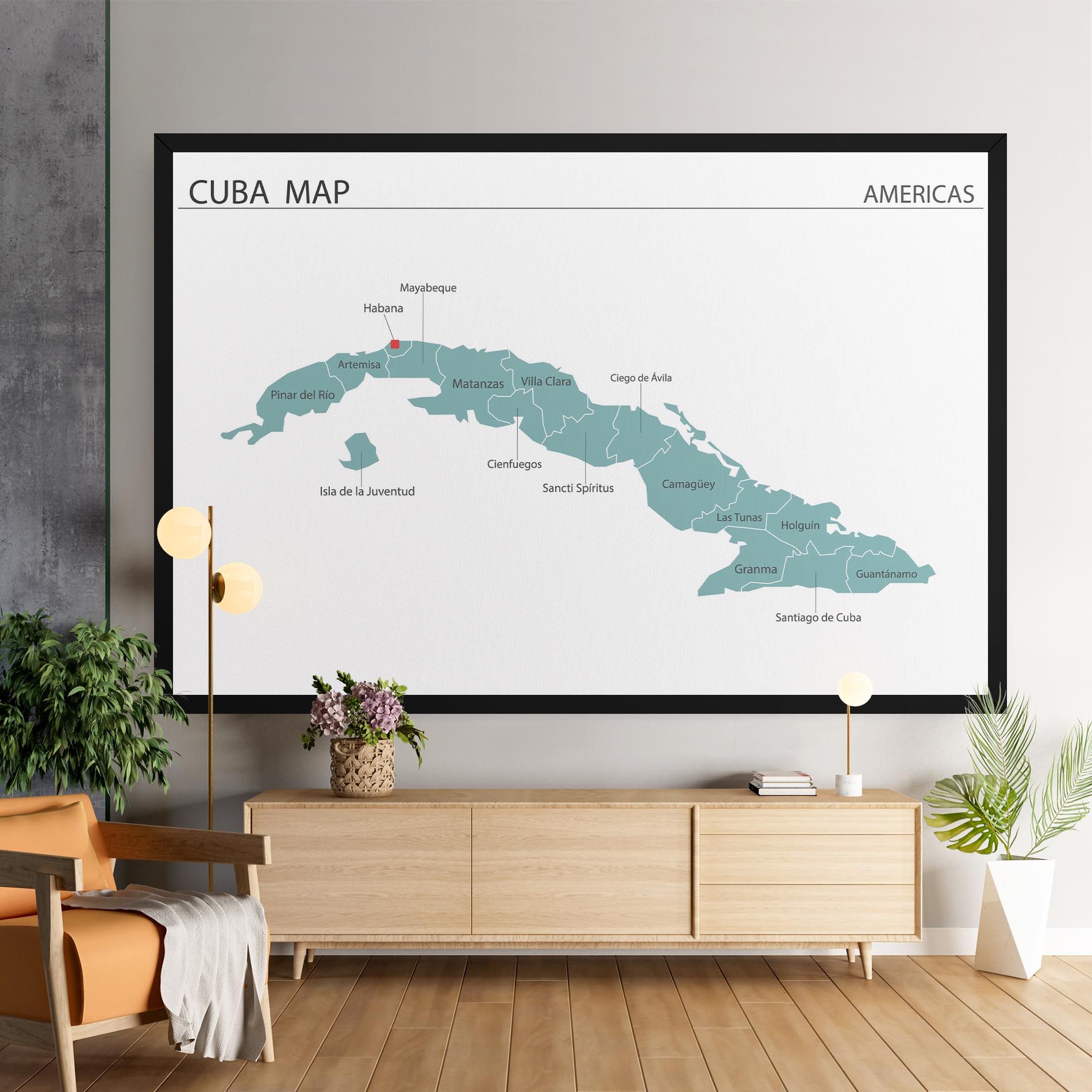Cuba Map mockup 9