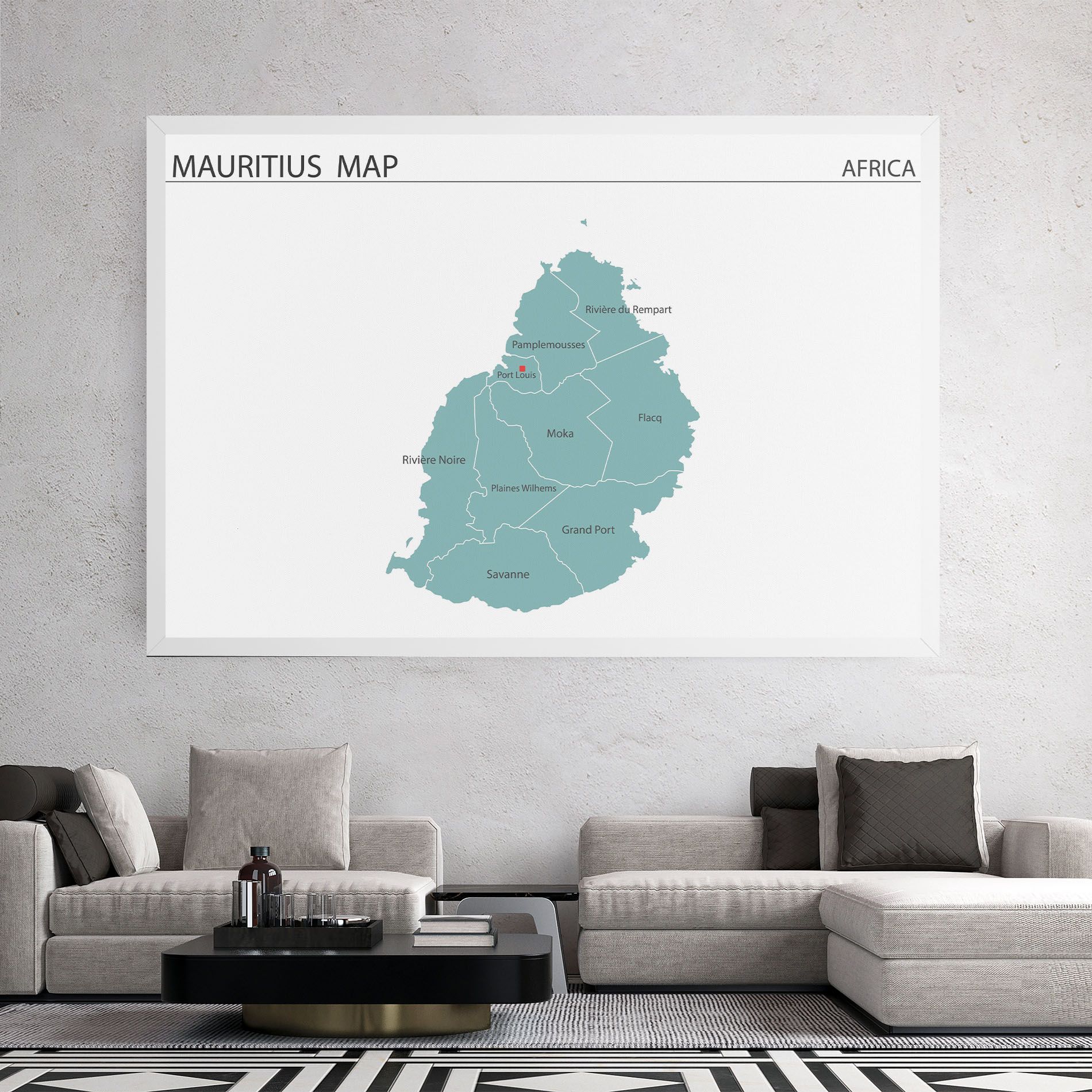 Mauritius Map mockup 2