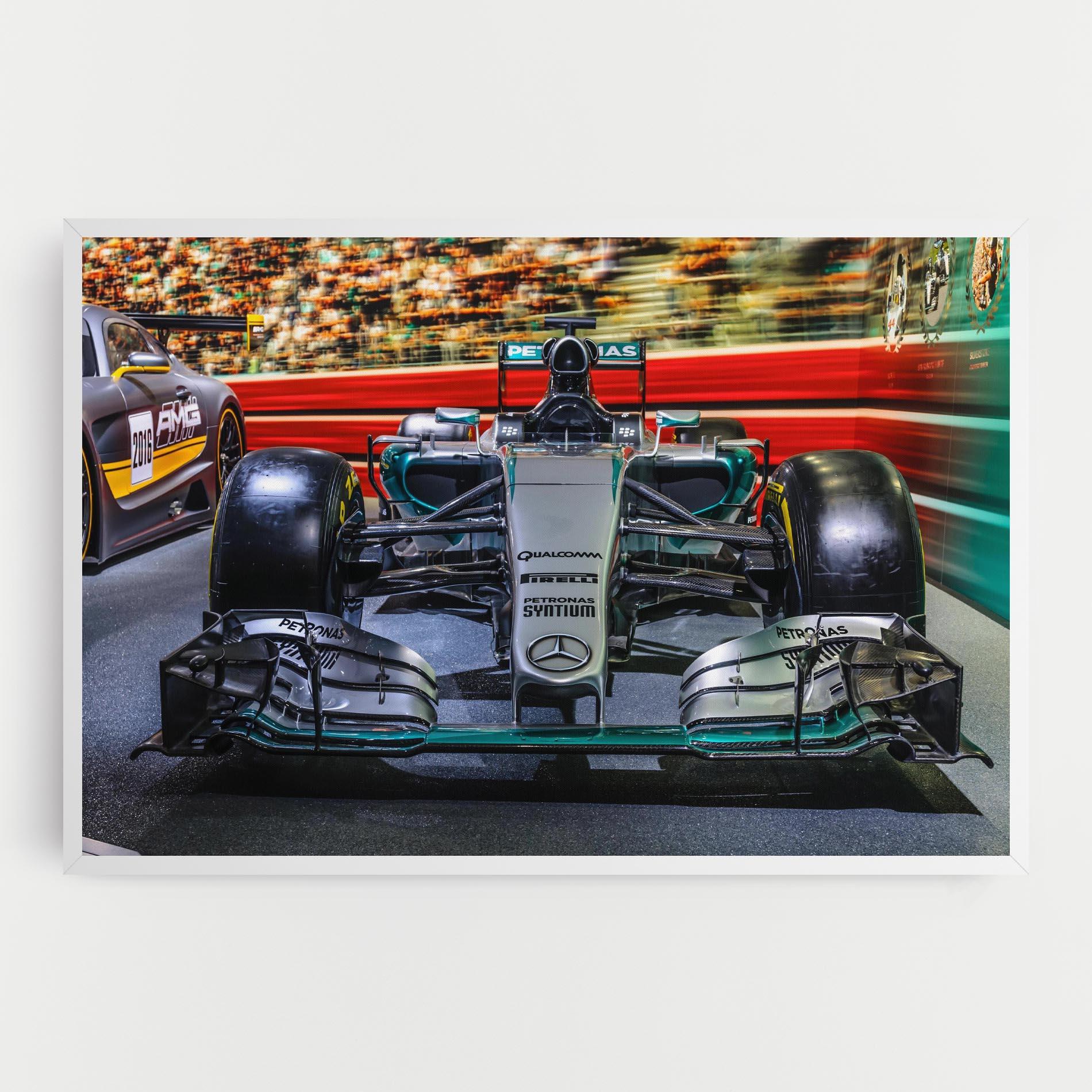 Vászonkép Black Green F1 mockup 0