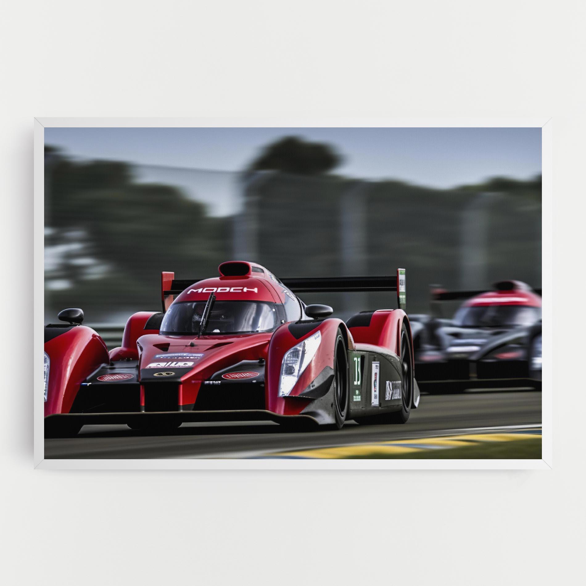 Vászonkép Red Racing Cars mockup 0