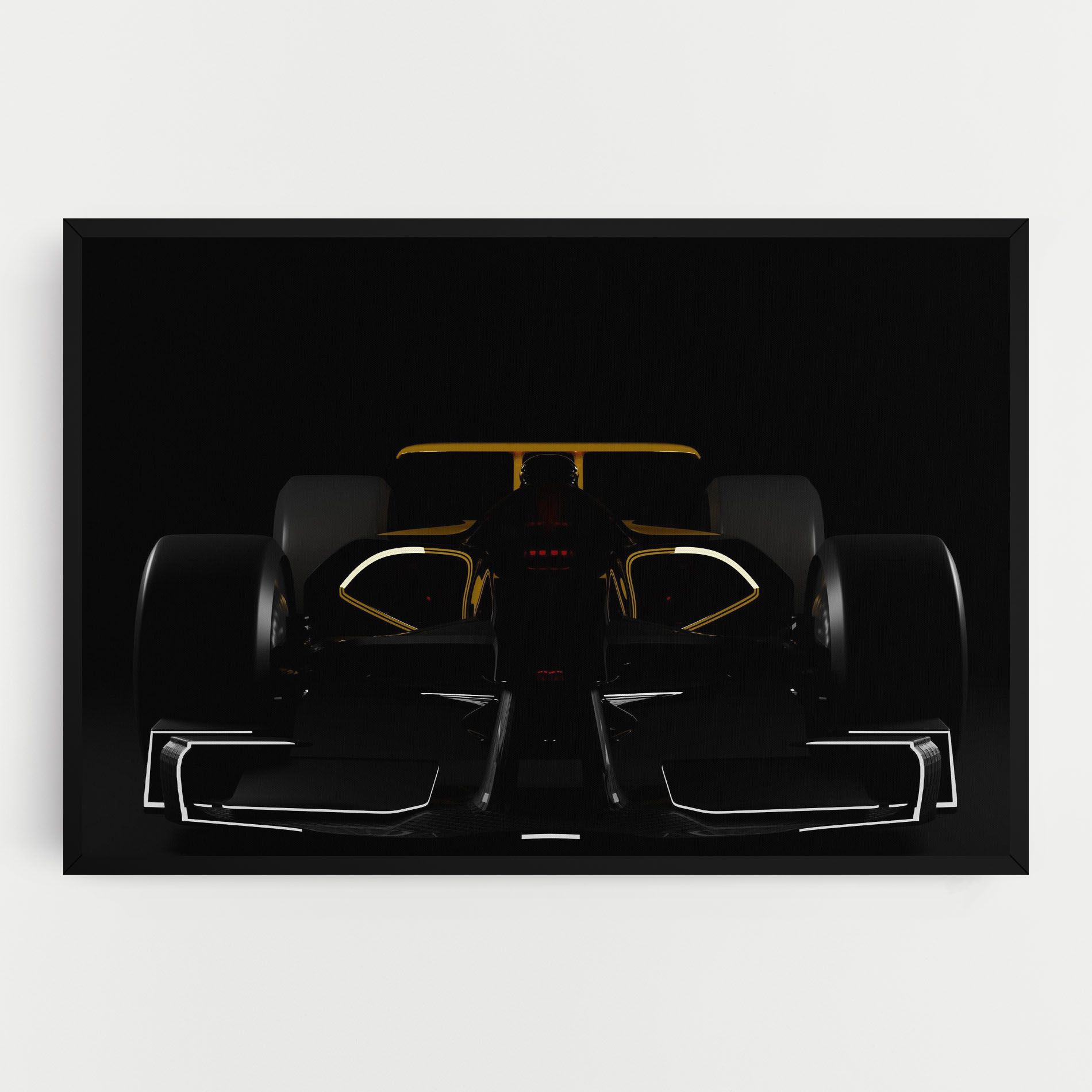 Dark F1 Car mockup 0