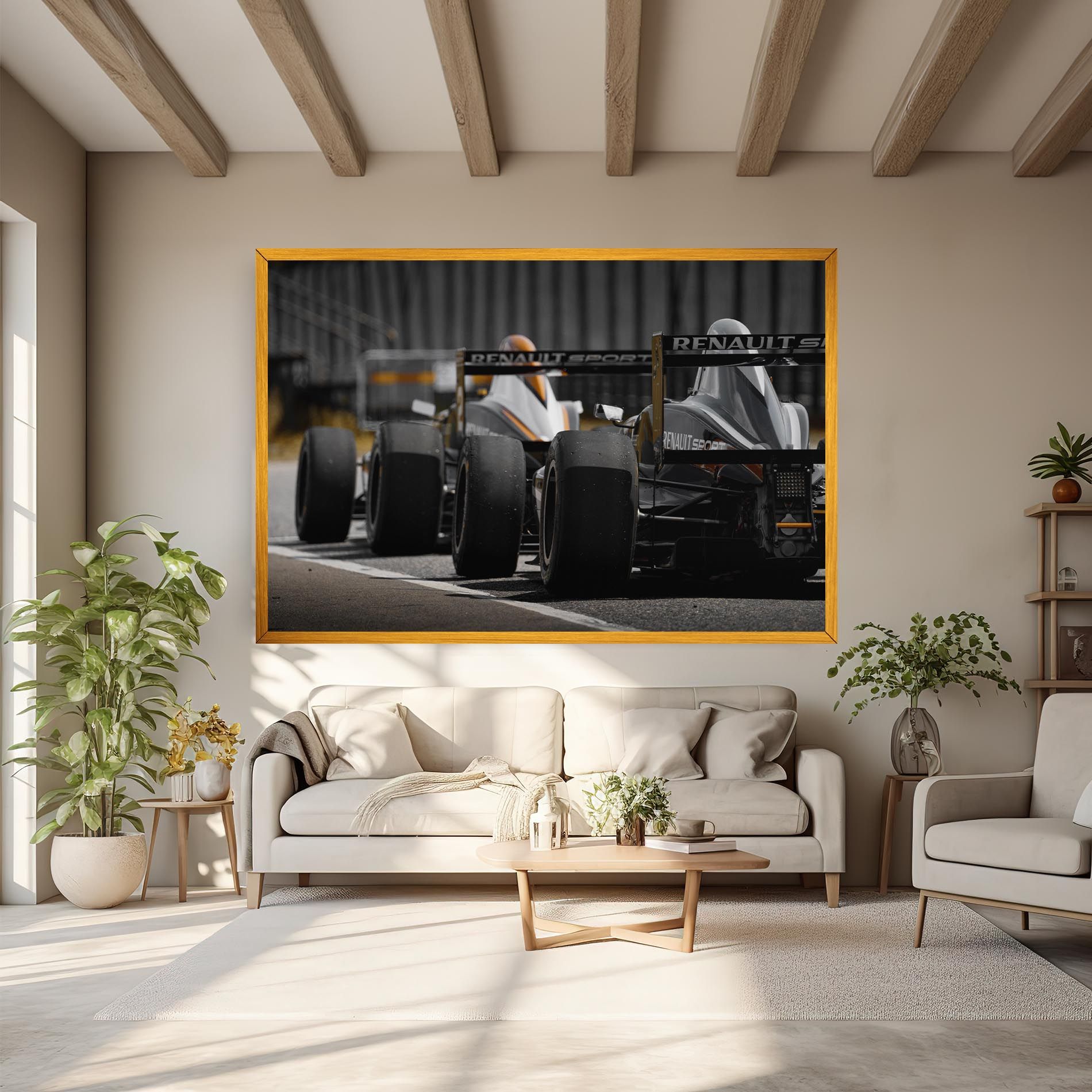 Grey F1 Cars mockup 6