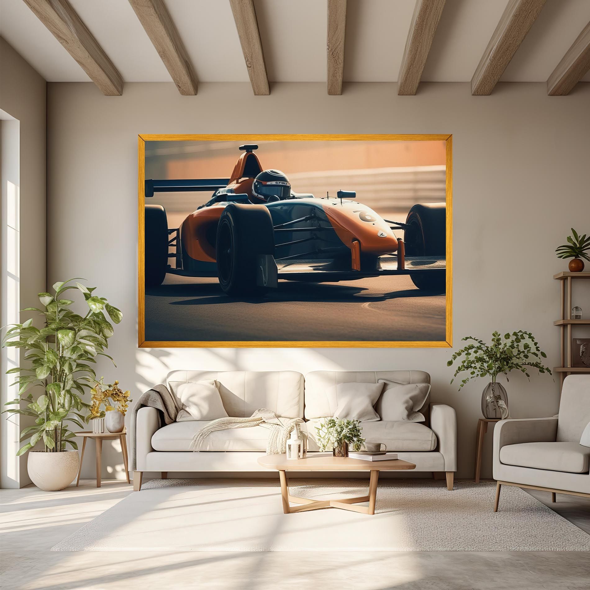 Orange Black F1 mockup 6