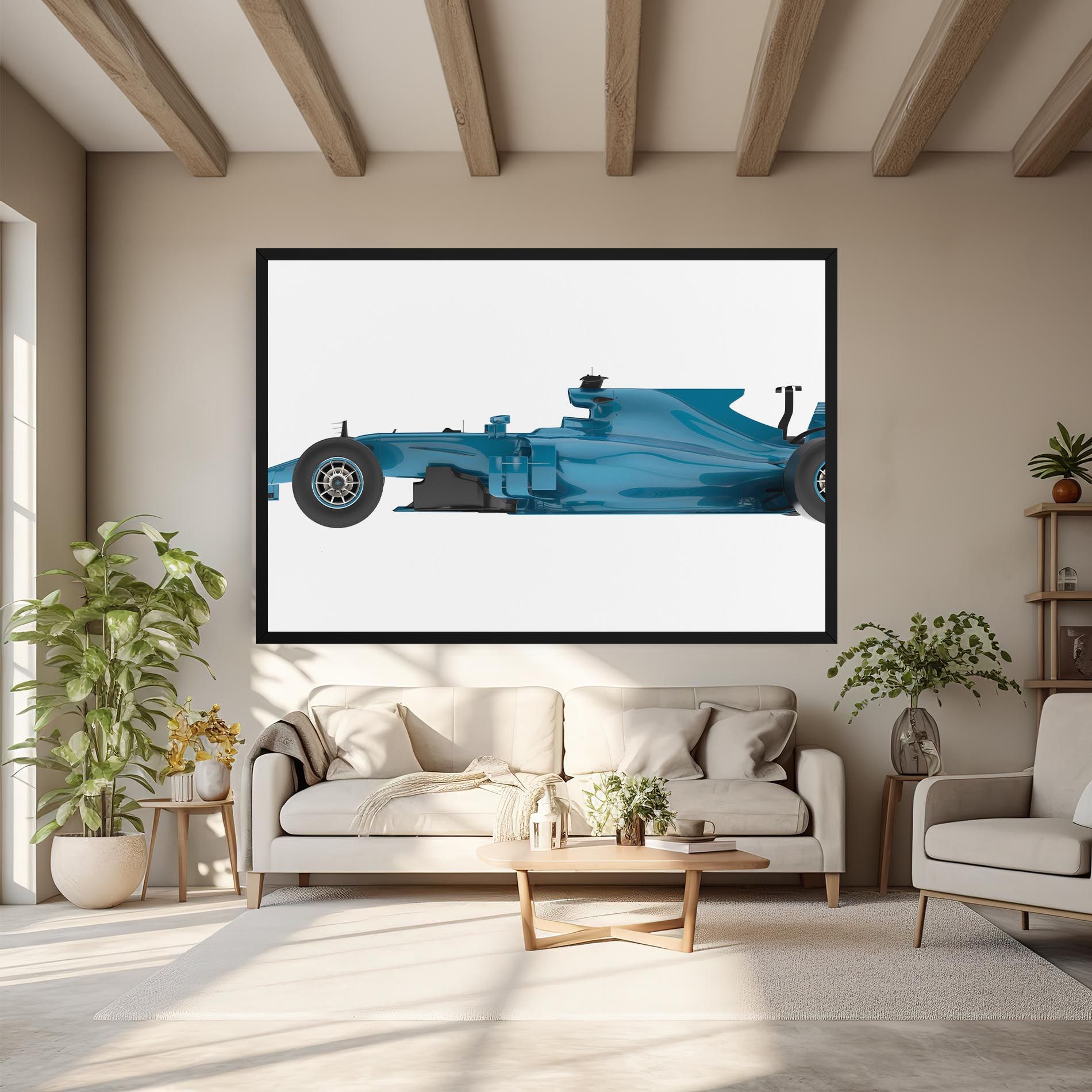 Blue F1 Toy mockup 6