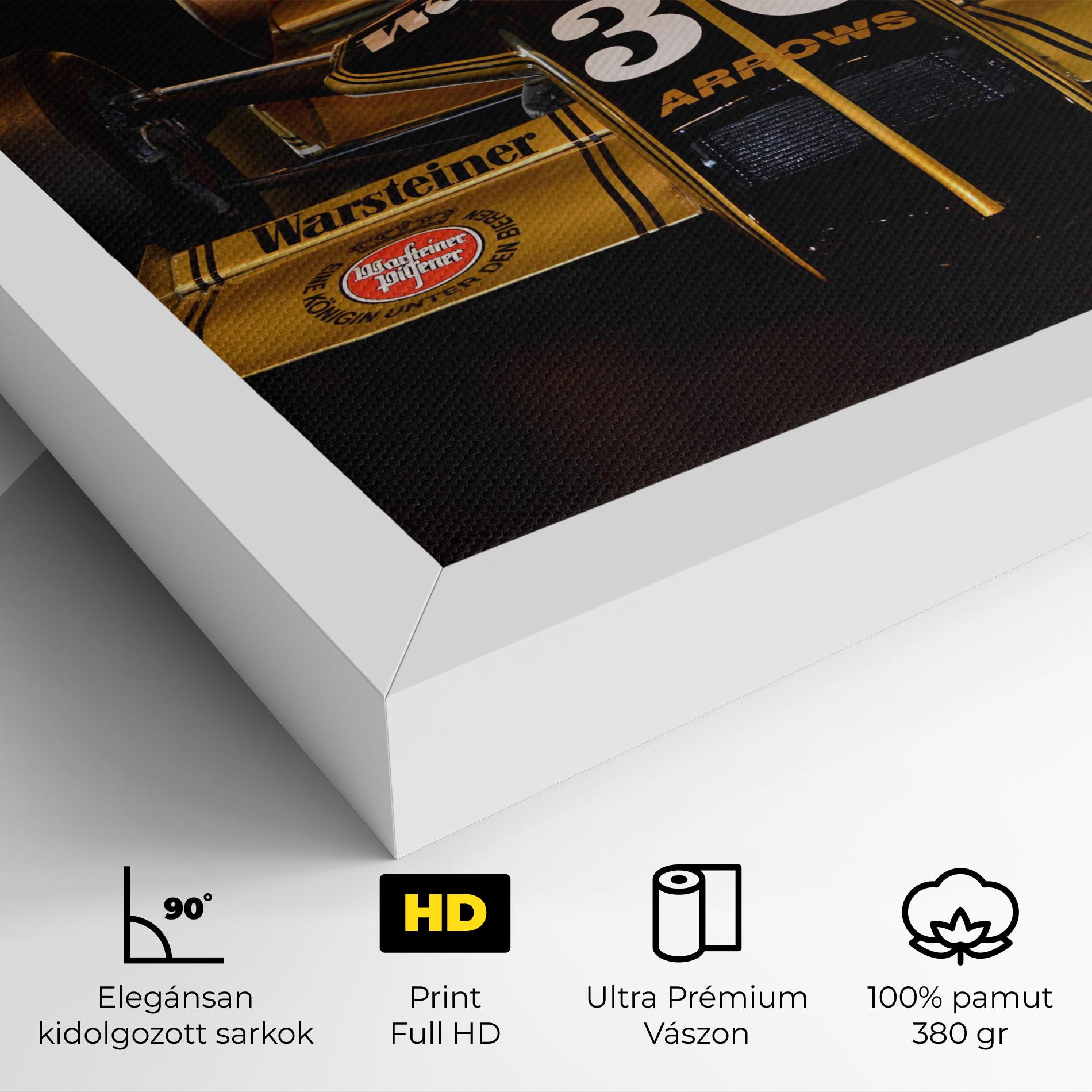 Vászonkép Formula 1 Car Color mockup 4