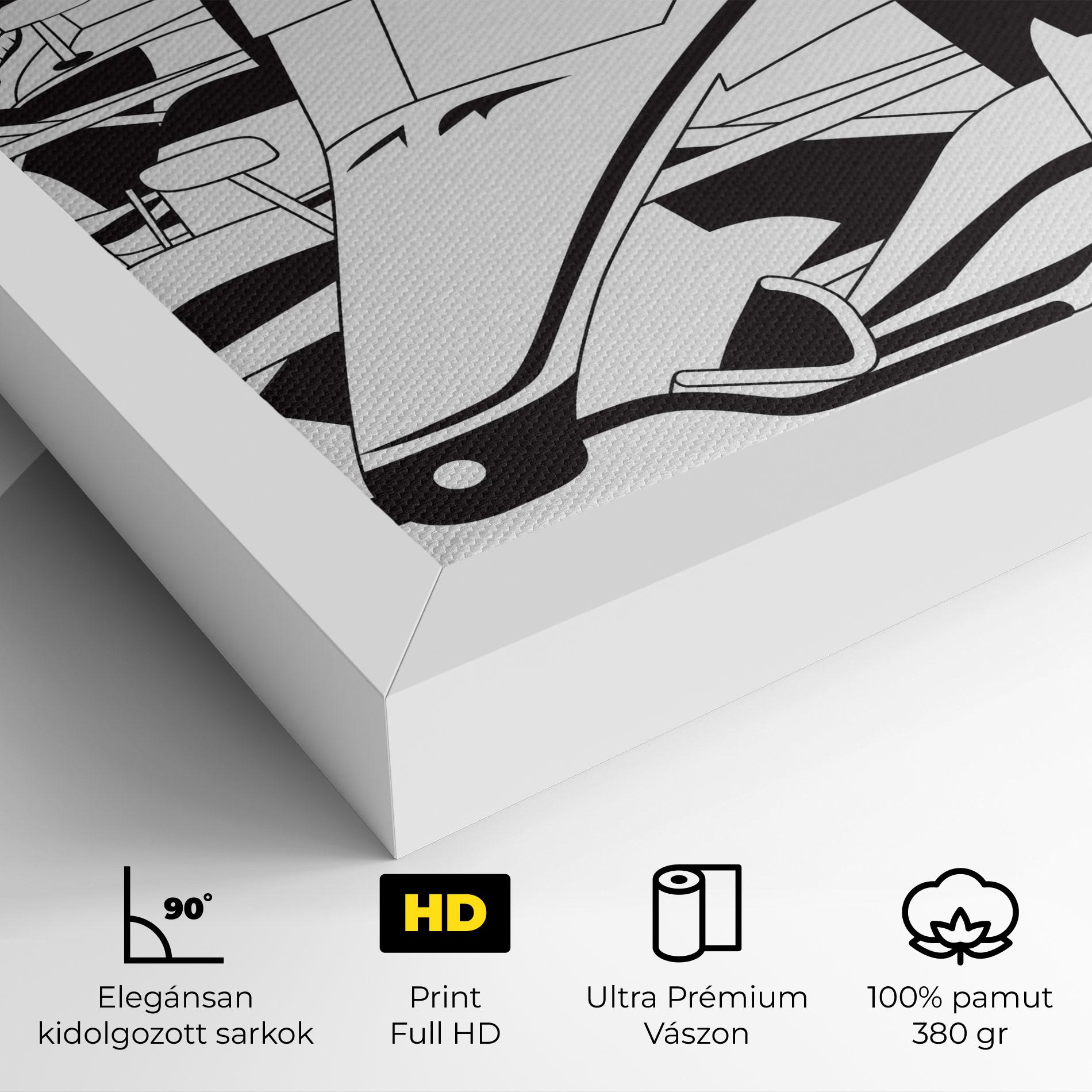 Vászonkép Grand Prix Cars mockup 4