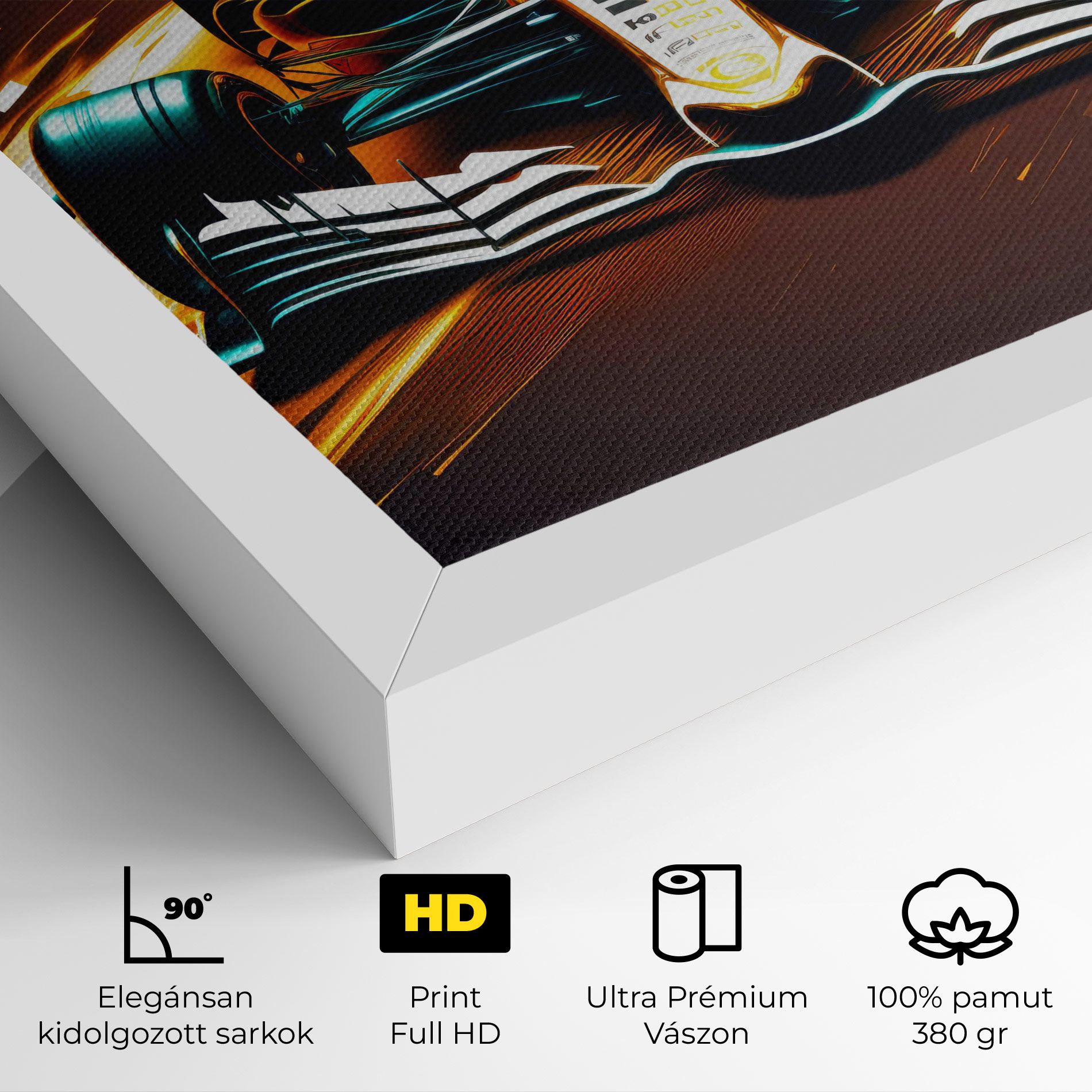 Orange Racing Car mockup 4