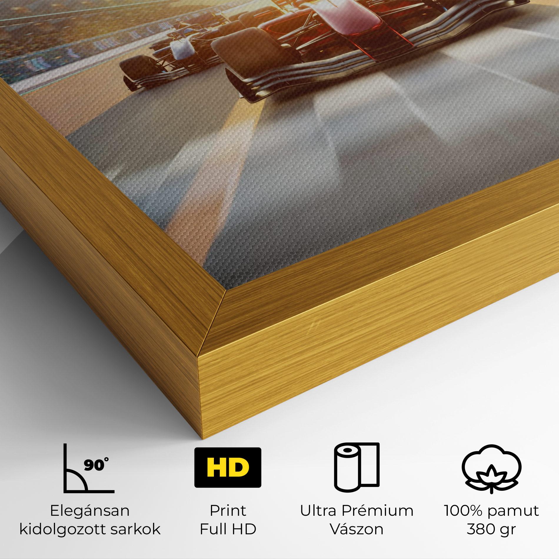 Vászonkép F1 Winning mockup 4