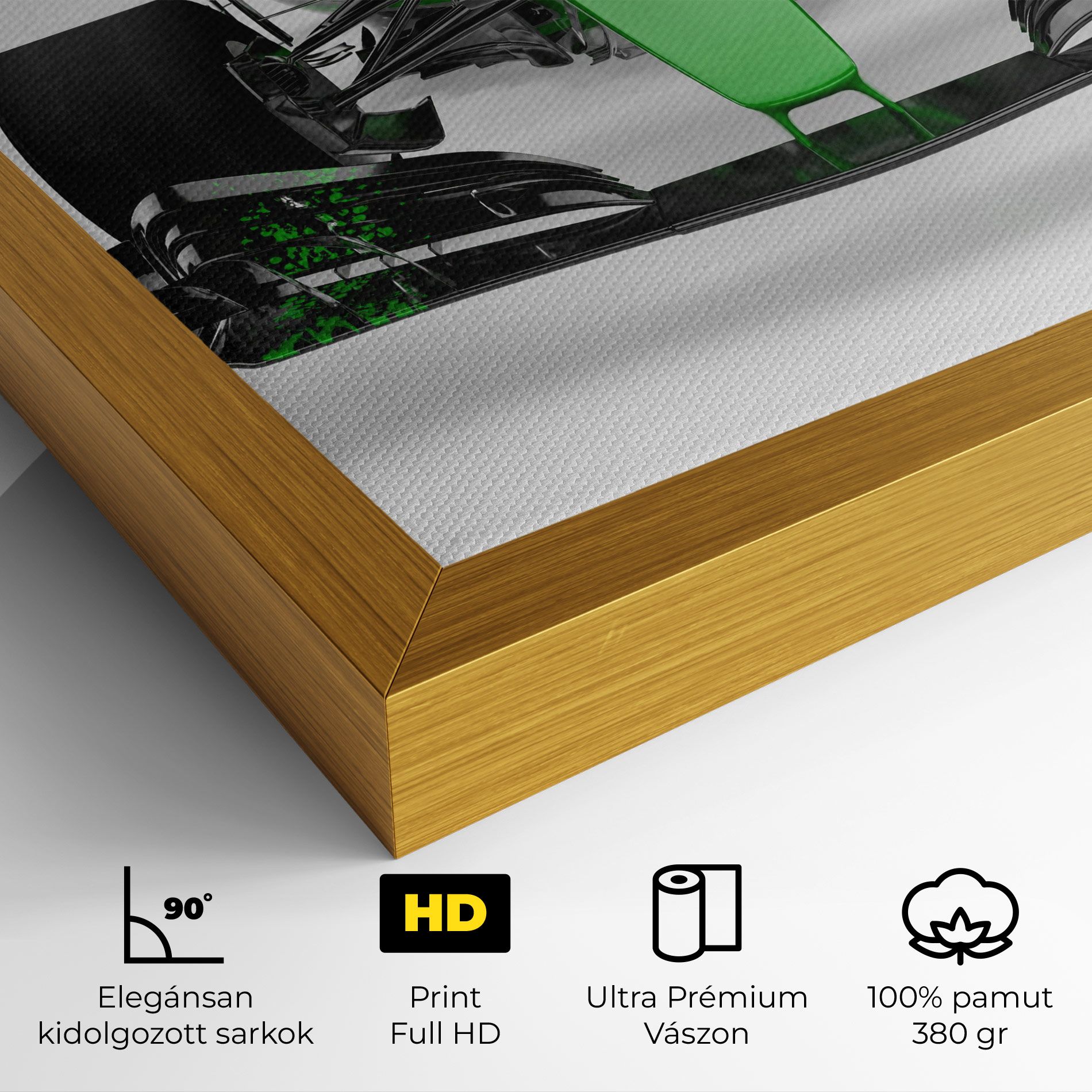 Green F1 Car mockup 4